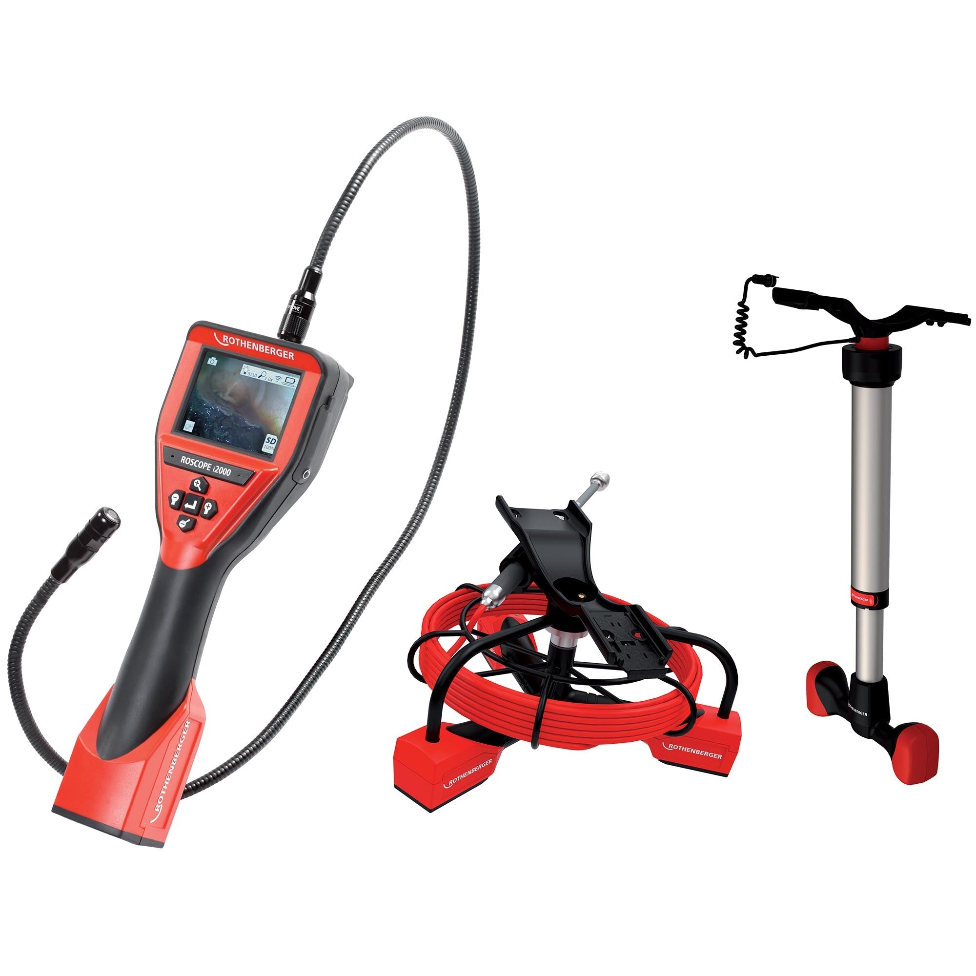 Videokamera Rothenberger Roscope i2000 3-in-1-Set