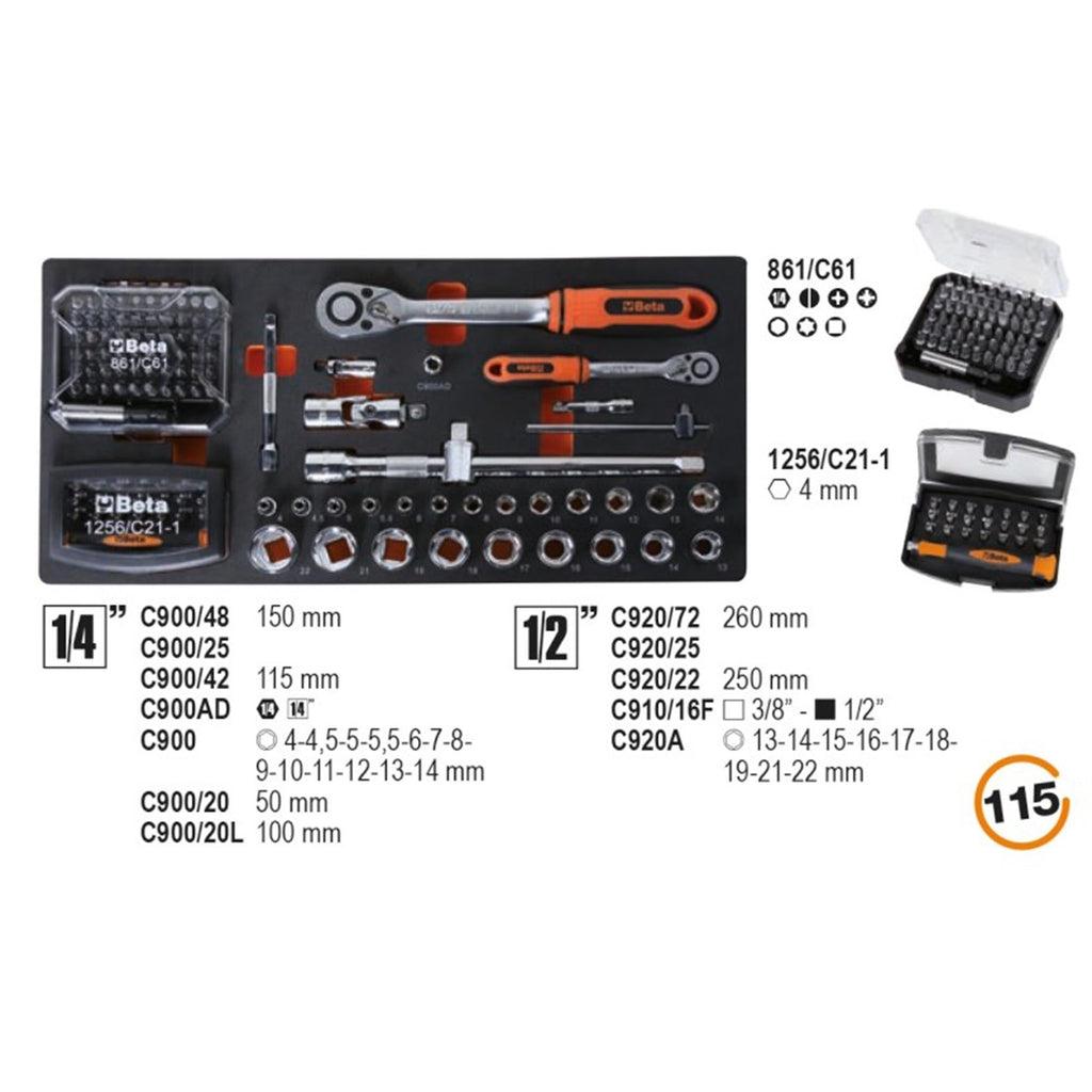 Werkzeugkasten Beta BW 2200E/21