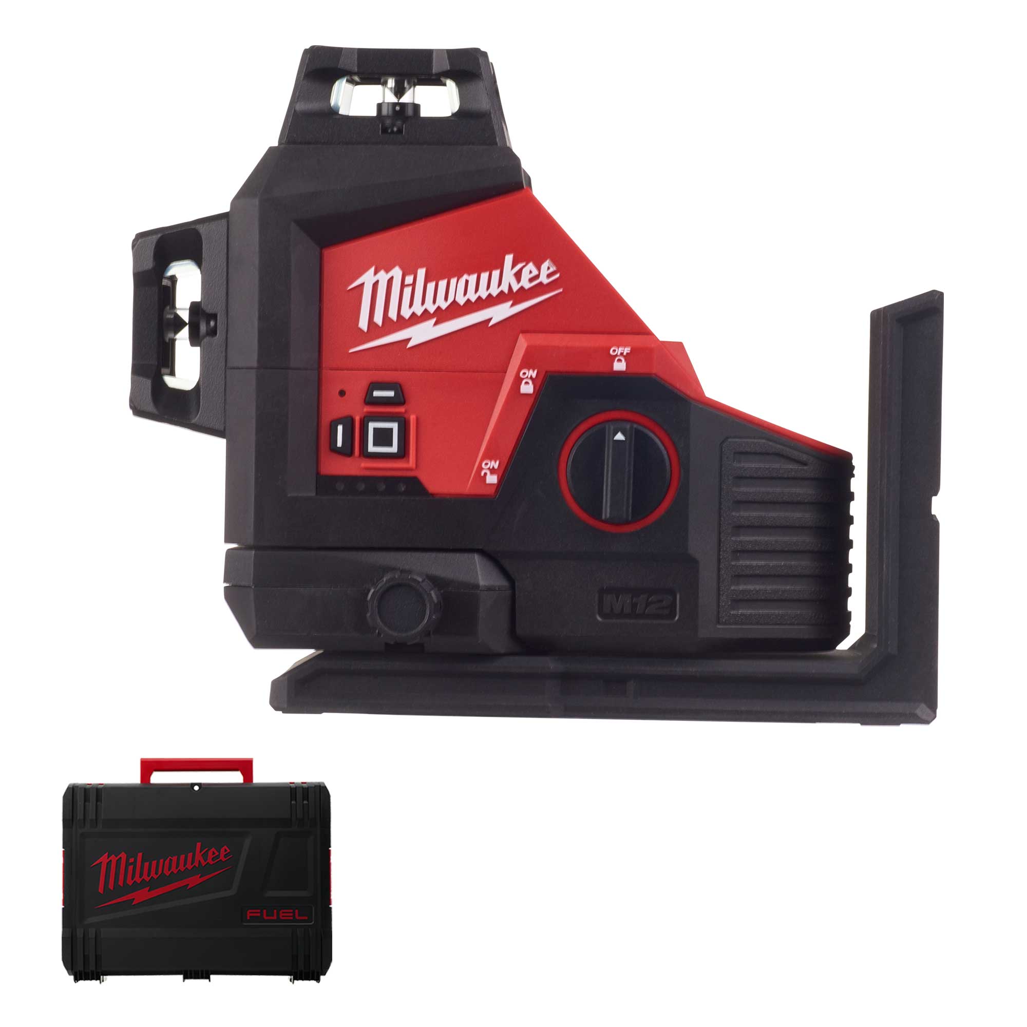 Laser-Wasserwaage Milwaukee M12 3PL-0C 12V