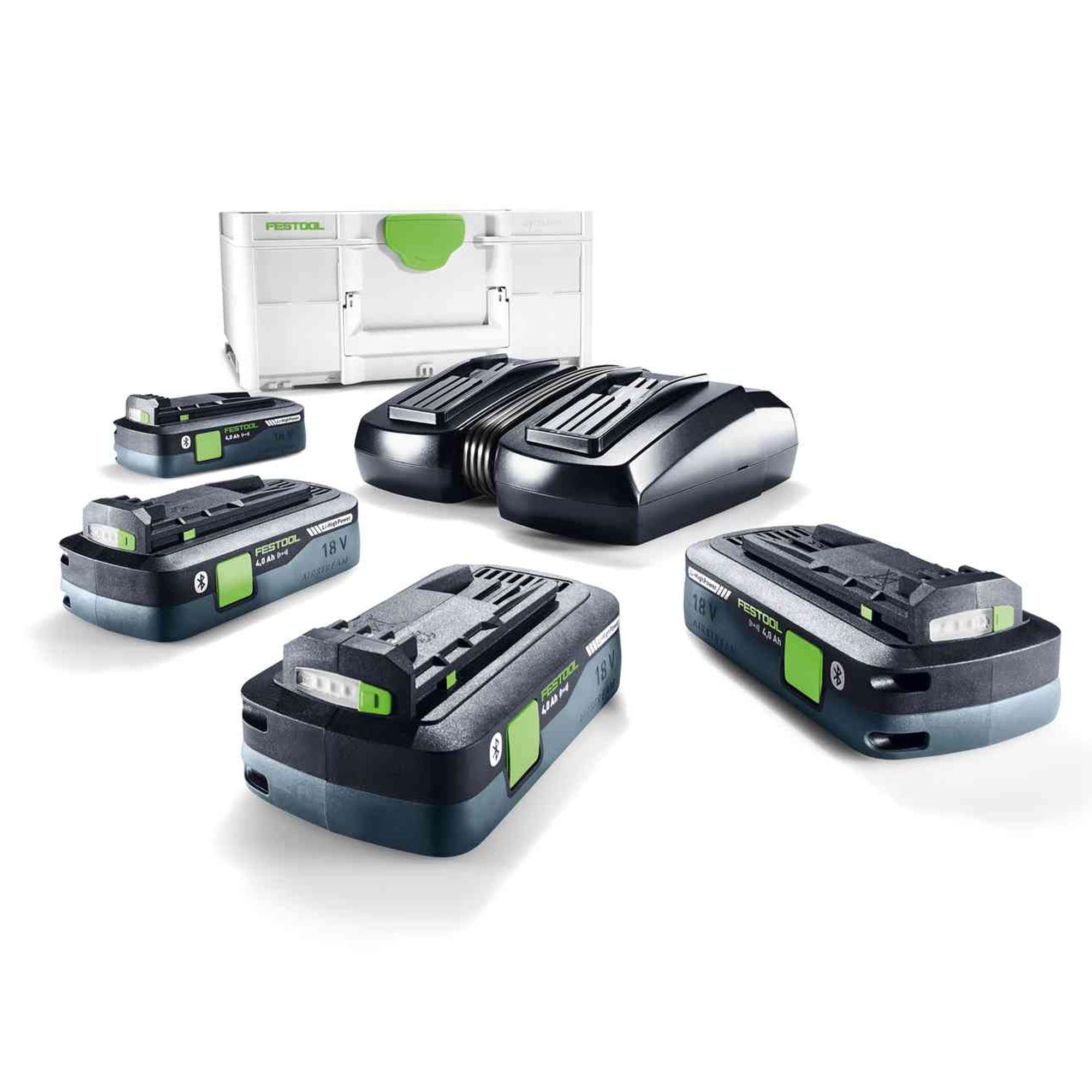 Energieset Festool SYS 18V 4x4.0/TCL 6 DUO 4Ah