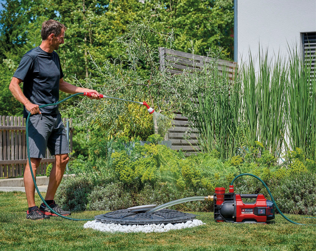 Einhell Akku-Gartenpumpe »AQUINNA 36/38 F LED AUTOMATIC« 3.800 l/h, Power X-Change, ohne Akku und Ladegerät