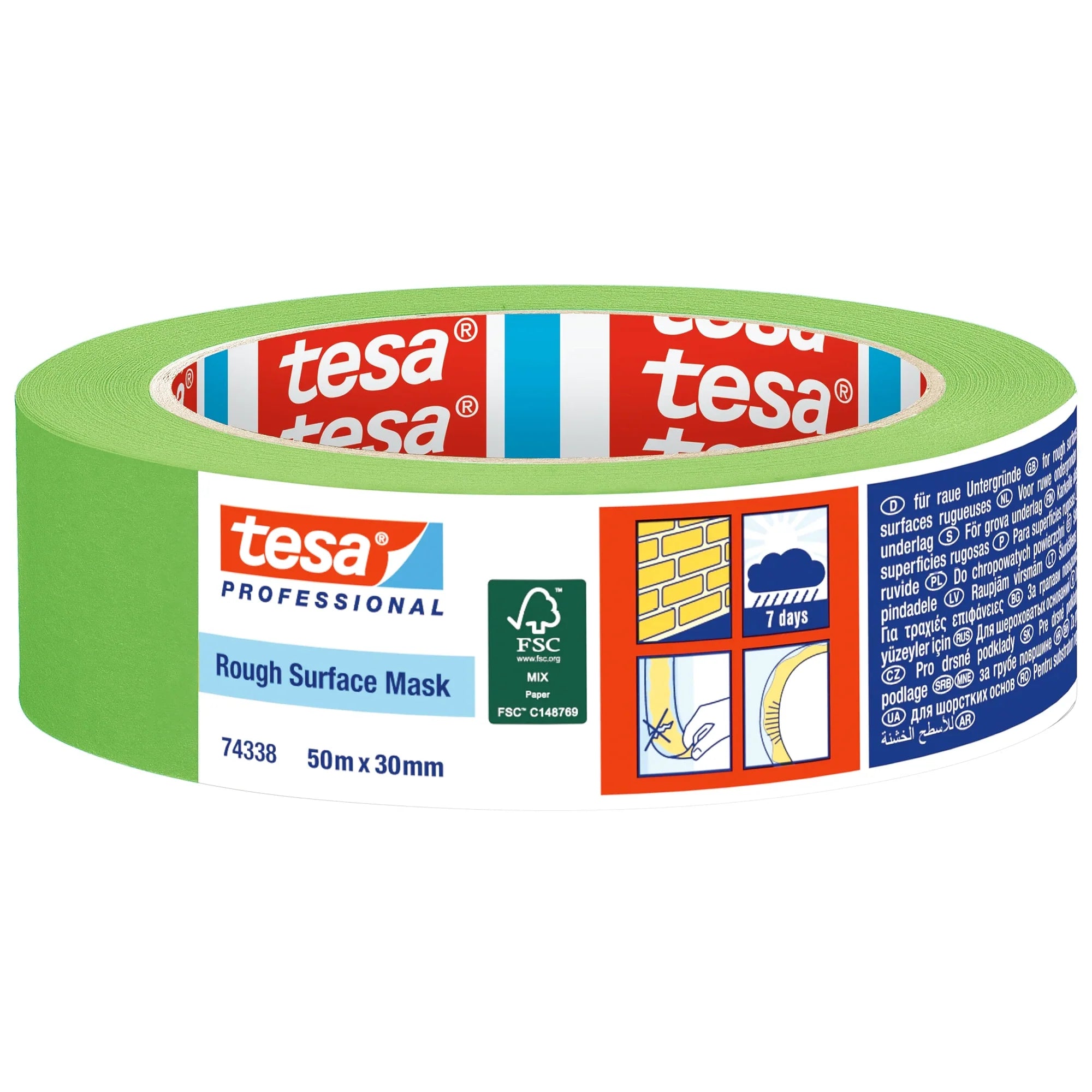 Abdeckband Tesa Raue Oberflächen 74338