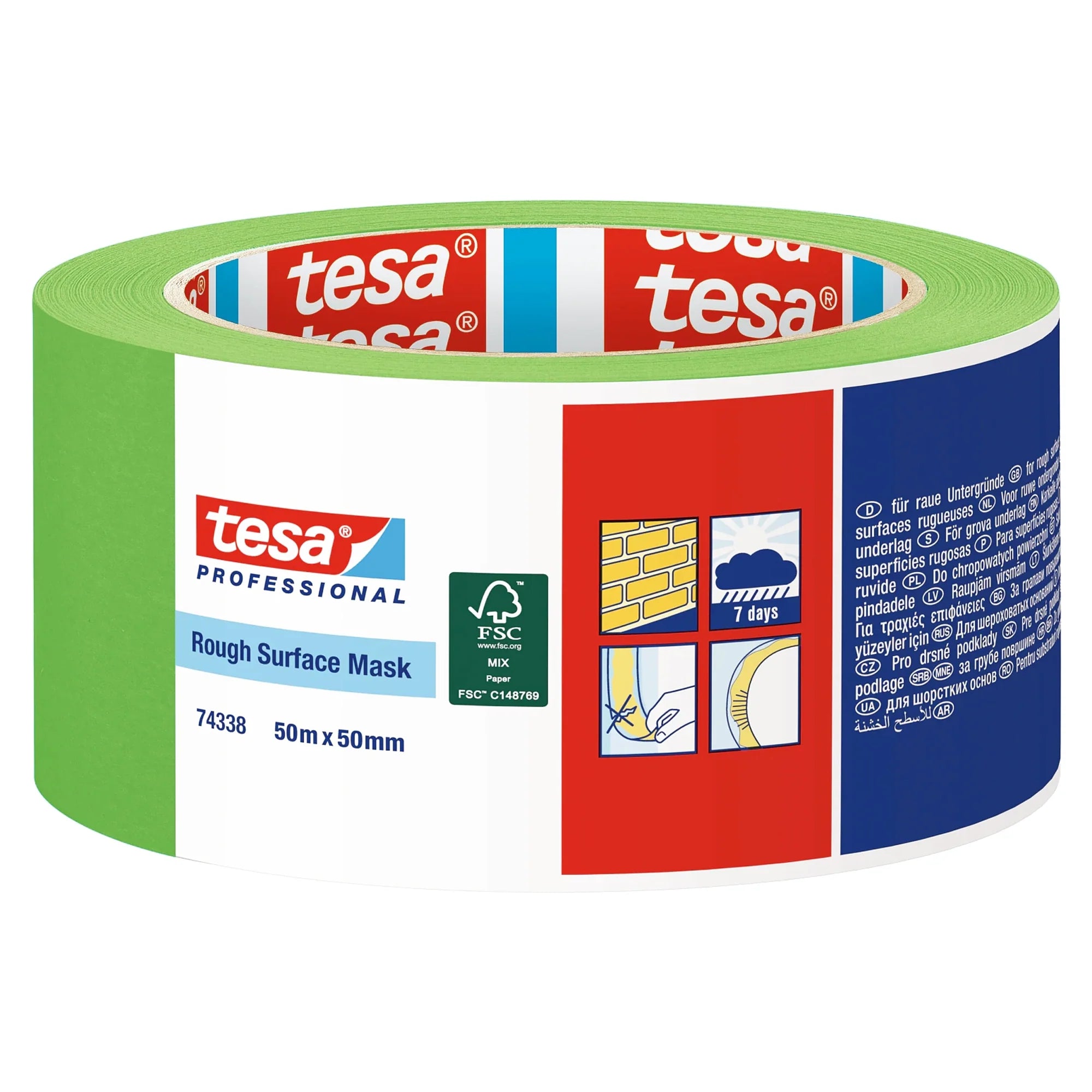 Abdeckband Tesa Raue Oberflächen 74338