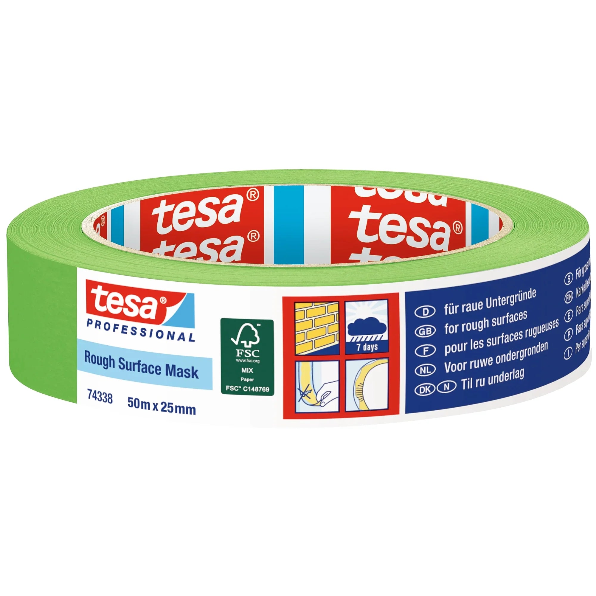 Abdeckband Tesa Raue Oberflächen 74338