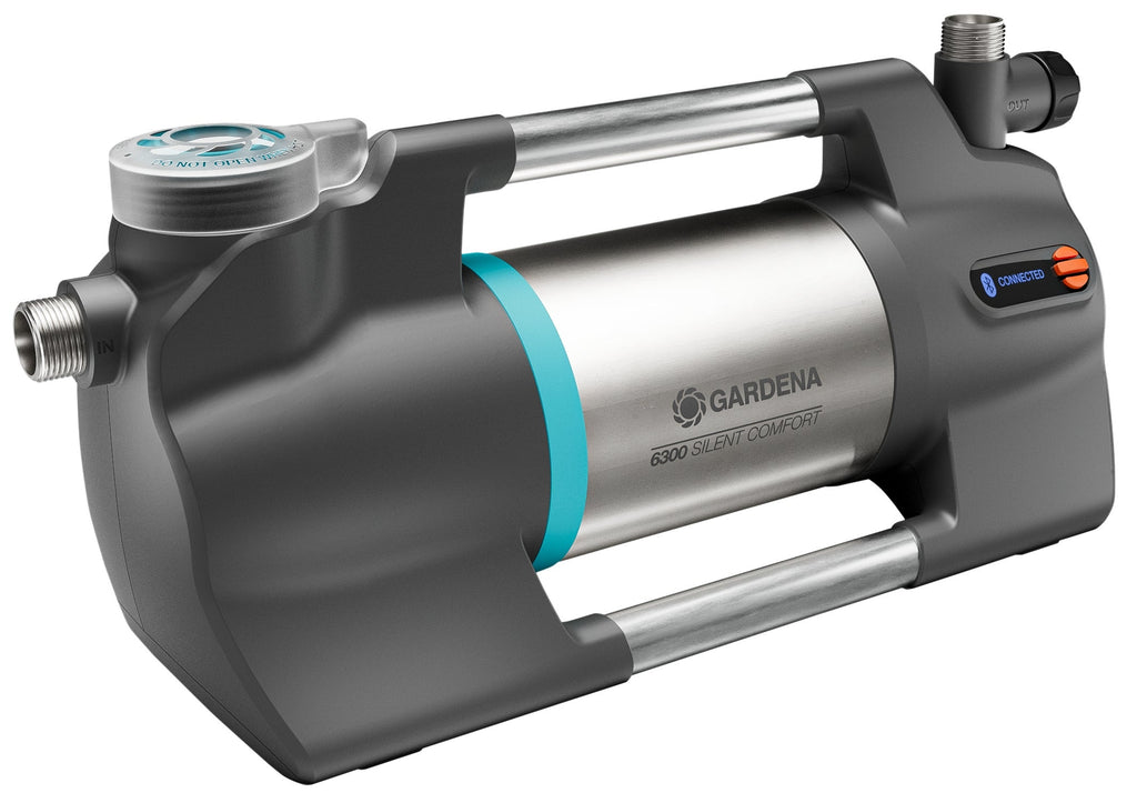 GARDENA Gartenpumpe »6300 SilentComfort« besonders geräuscharm, mit Bluetooth®, 6300 l/h, 1050 W