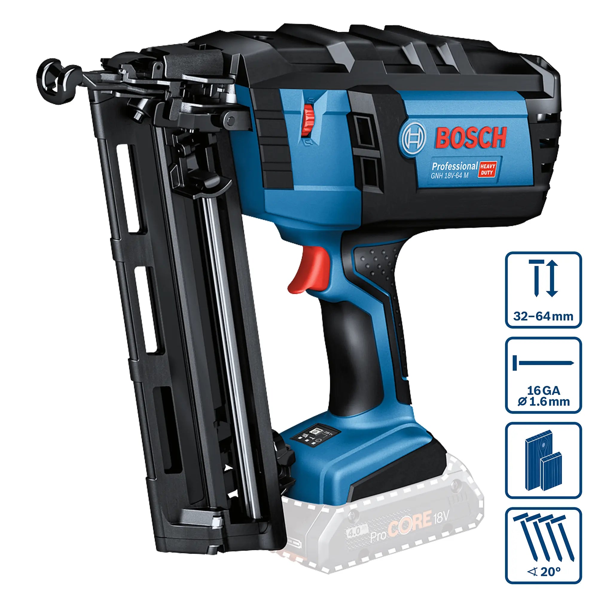 Nagler Bosch GNH 18V-64M