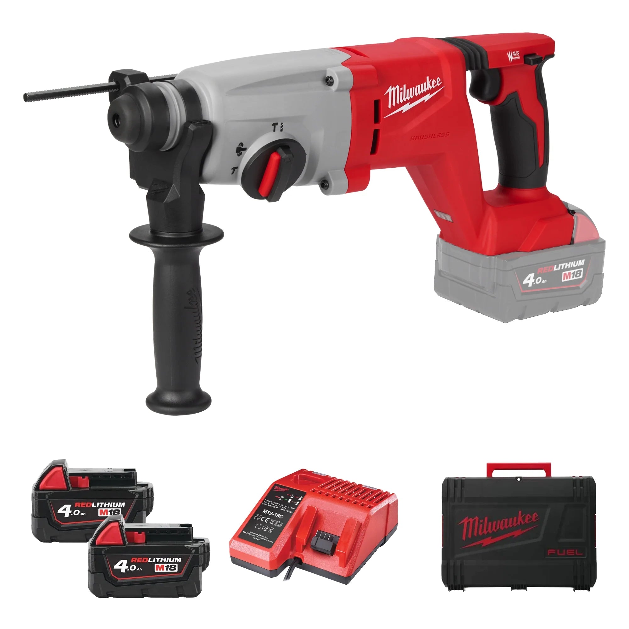Bohrhammer Milwaukee M18 BLHACD26-402X 18V 4Ah