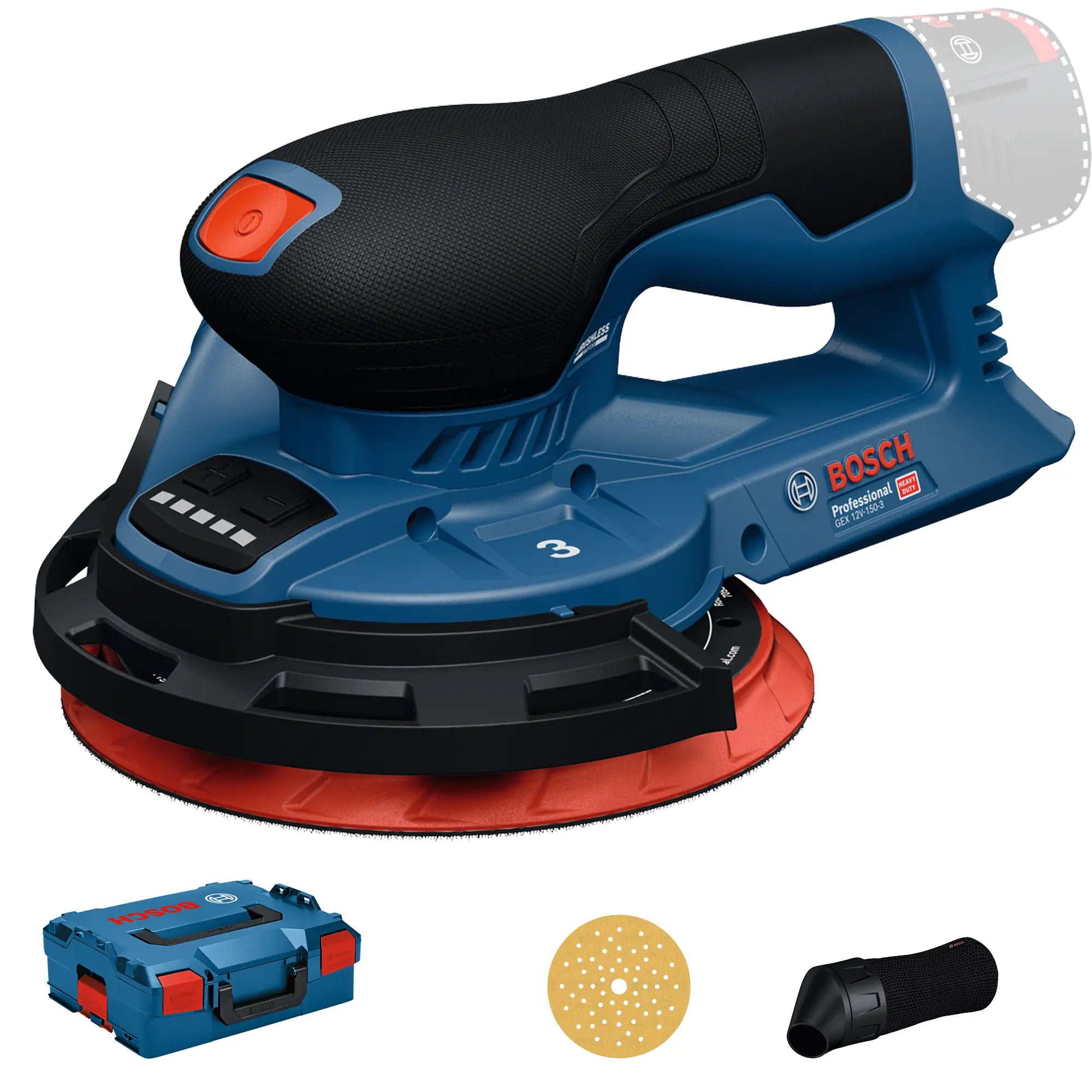 Sander Bosch GEX 12V-150-3 PRO 12V
