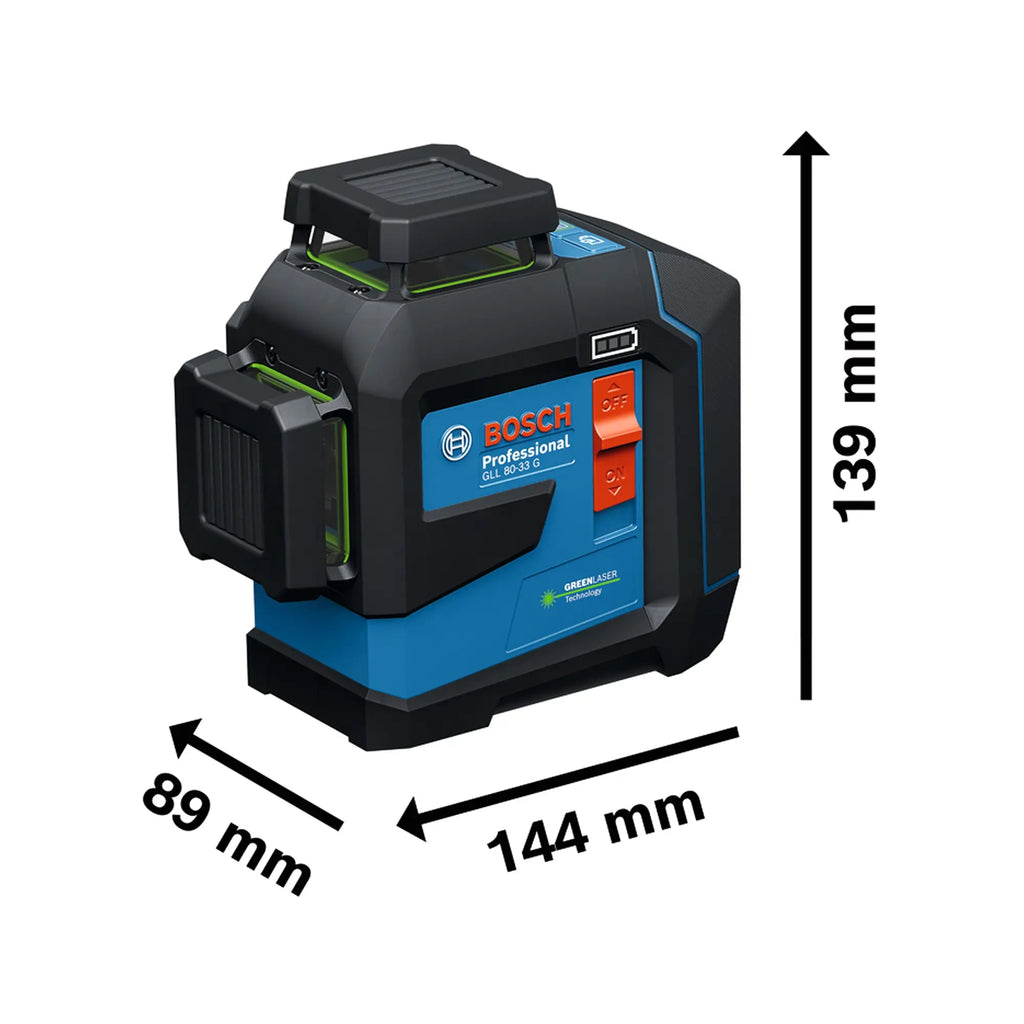 Laser-Wasserwaage Bosch GLL 80-33 G