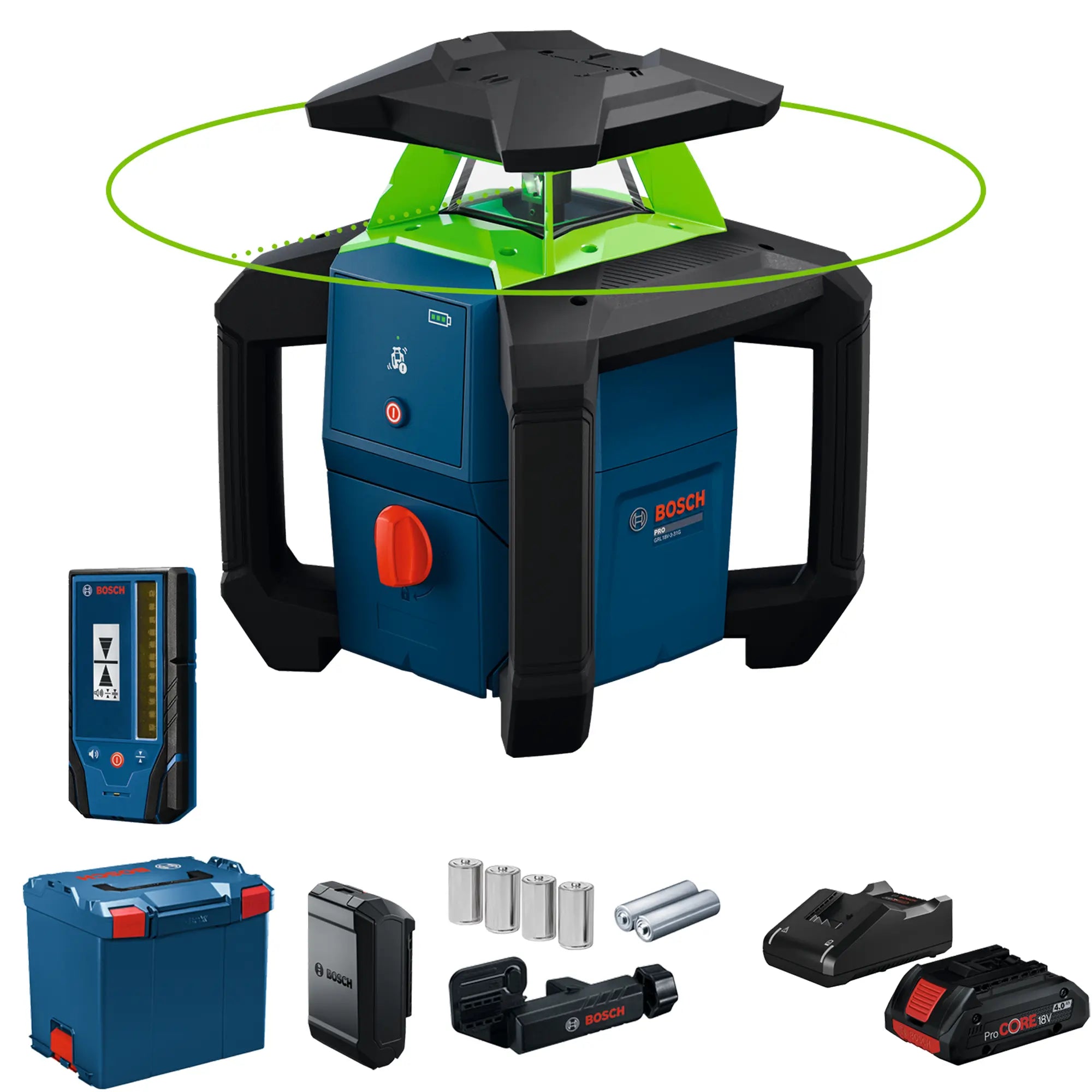 Rotierender Laser-Nivelliergerät Bosch Professionelles GRL18V-3-31G 18V