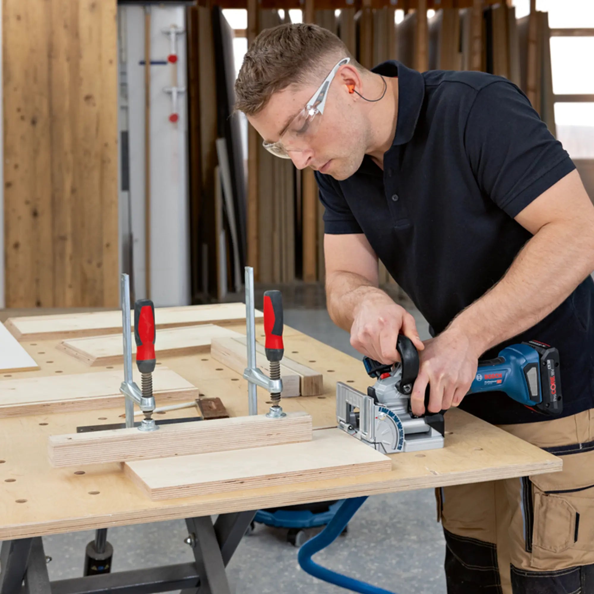 Flachdübelfräsmaschine Bosch PRO GFF 18V-22