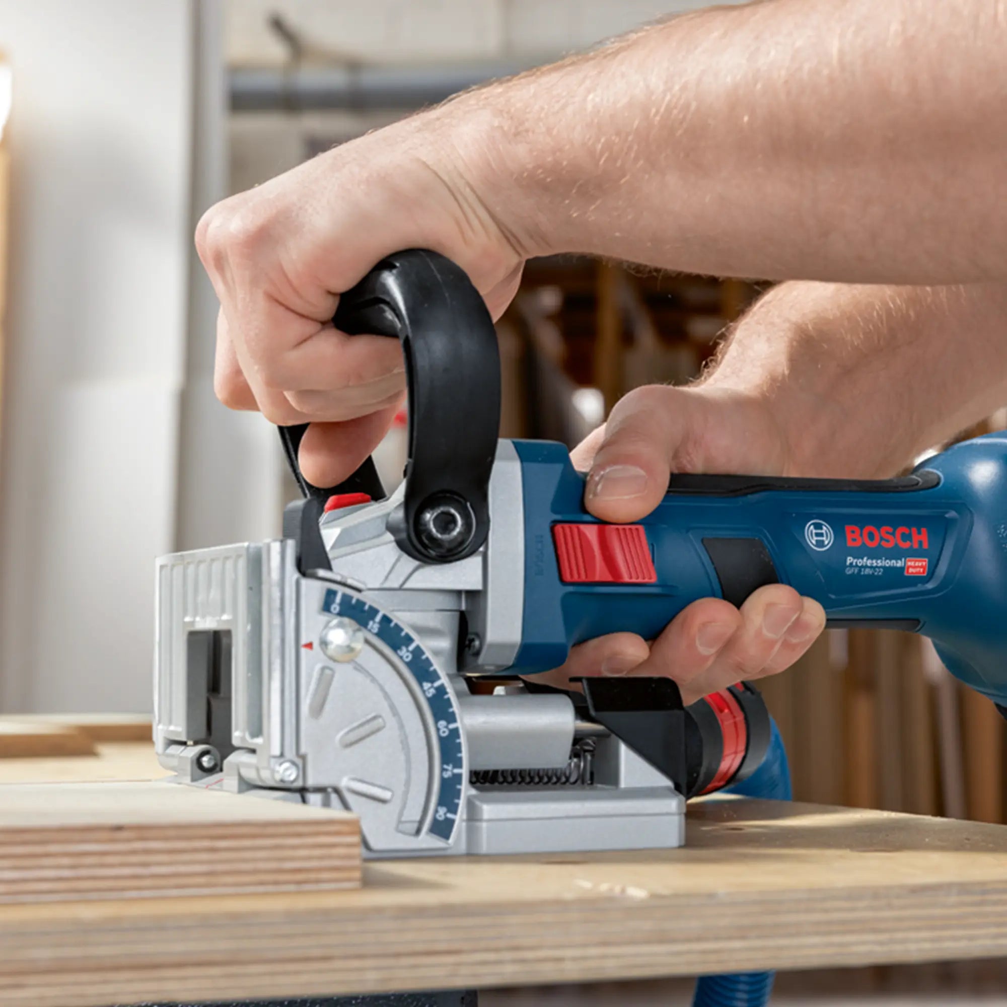 Flachdübelfräsmaschine Bosch PRO GFF 18V-22