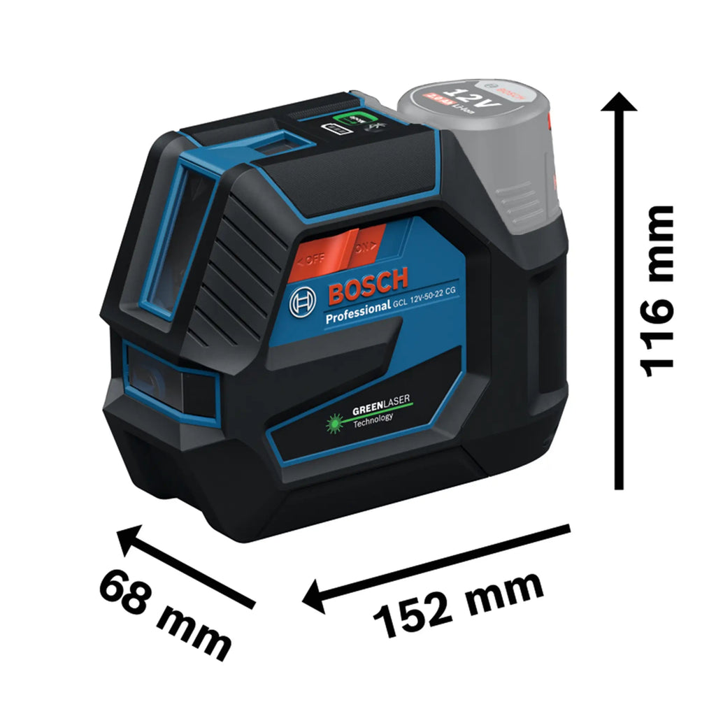 Laser-Nivelliergerät Bosch GCL 12V-50-22 CG 12V