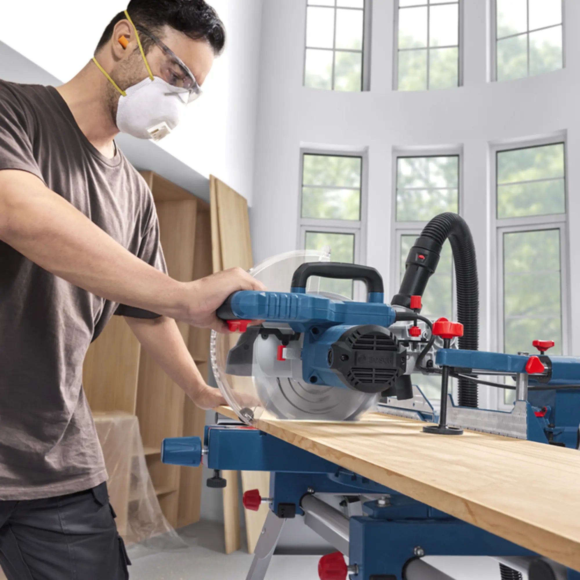 Radial-Gehrungssäge Bosch GCM305-216S PRO