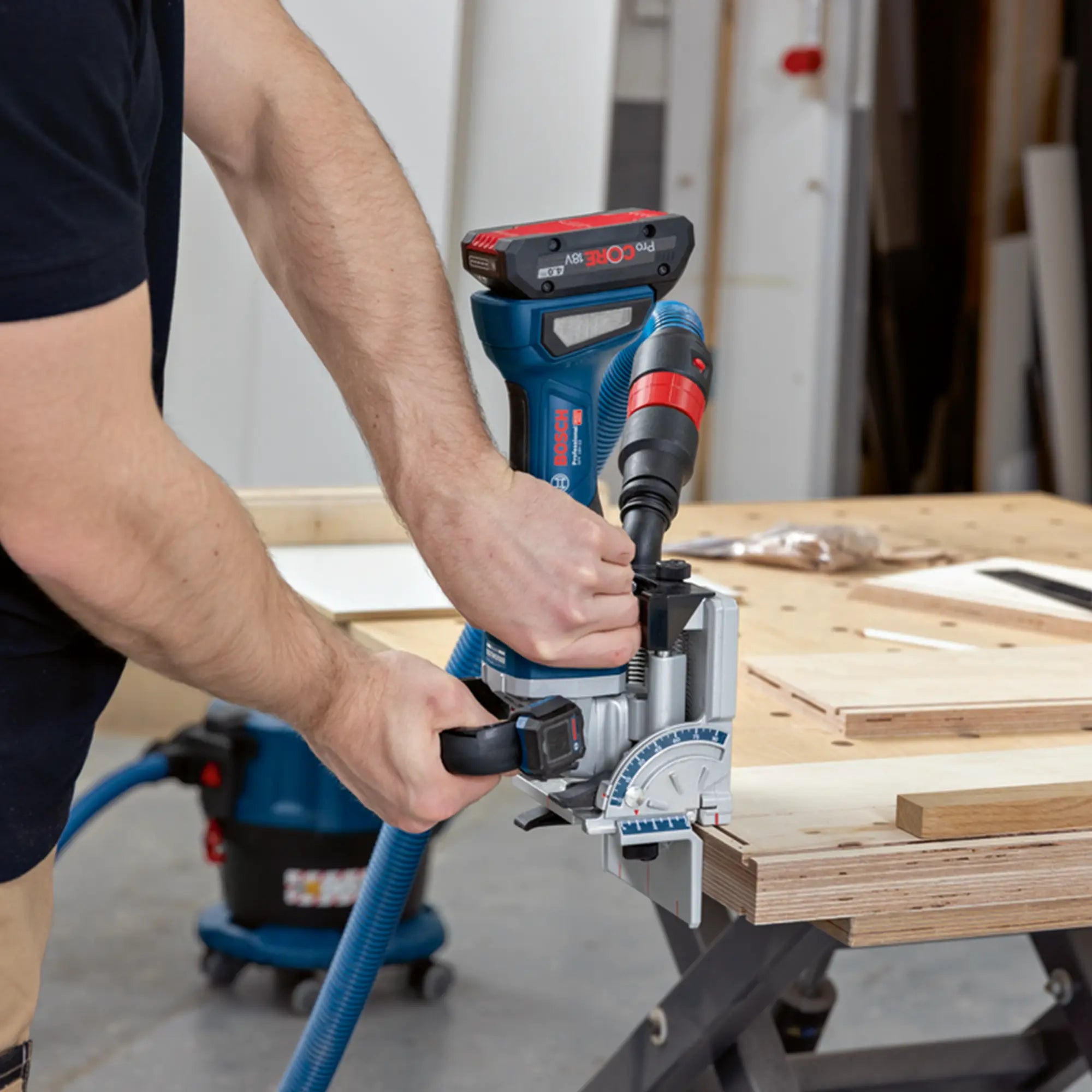 Flachdübelfräsmaschine Bosch PRO GFF 18V-22