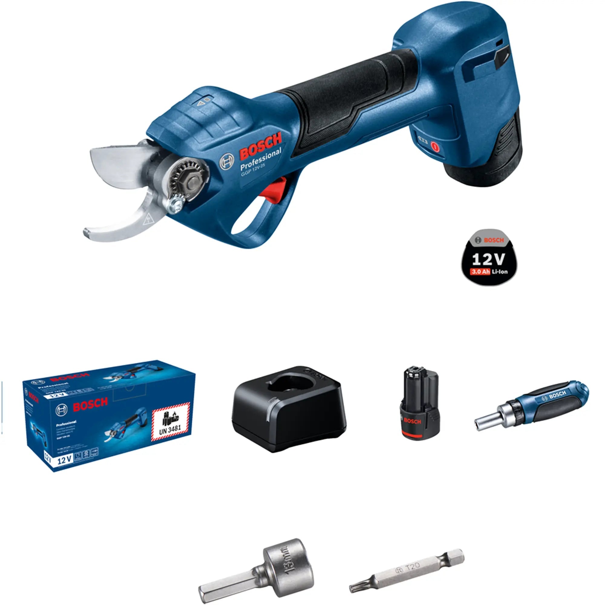 Gartenschere Bosch GGP 12V-25 3Ah