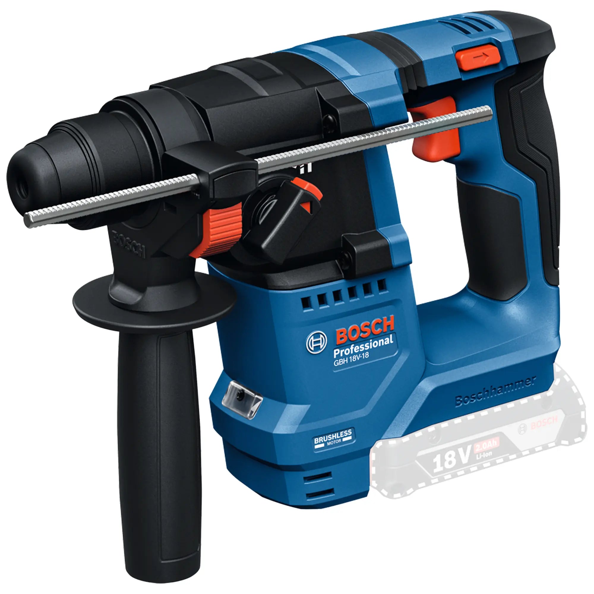Bohrhammer Bosch GBH 18V-18 2Ah SDS Plus