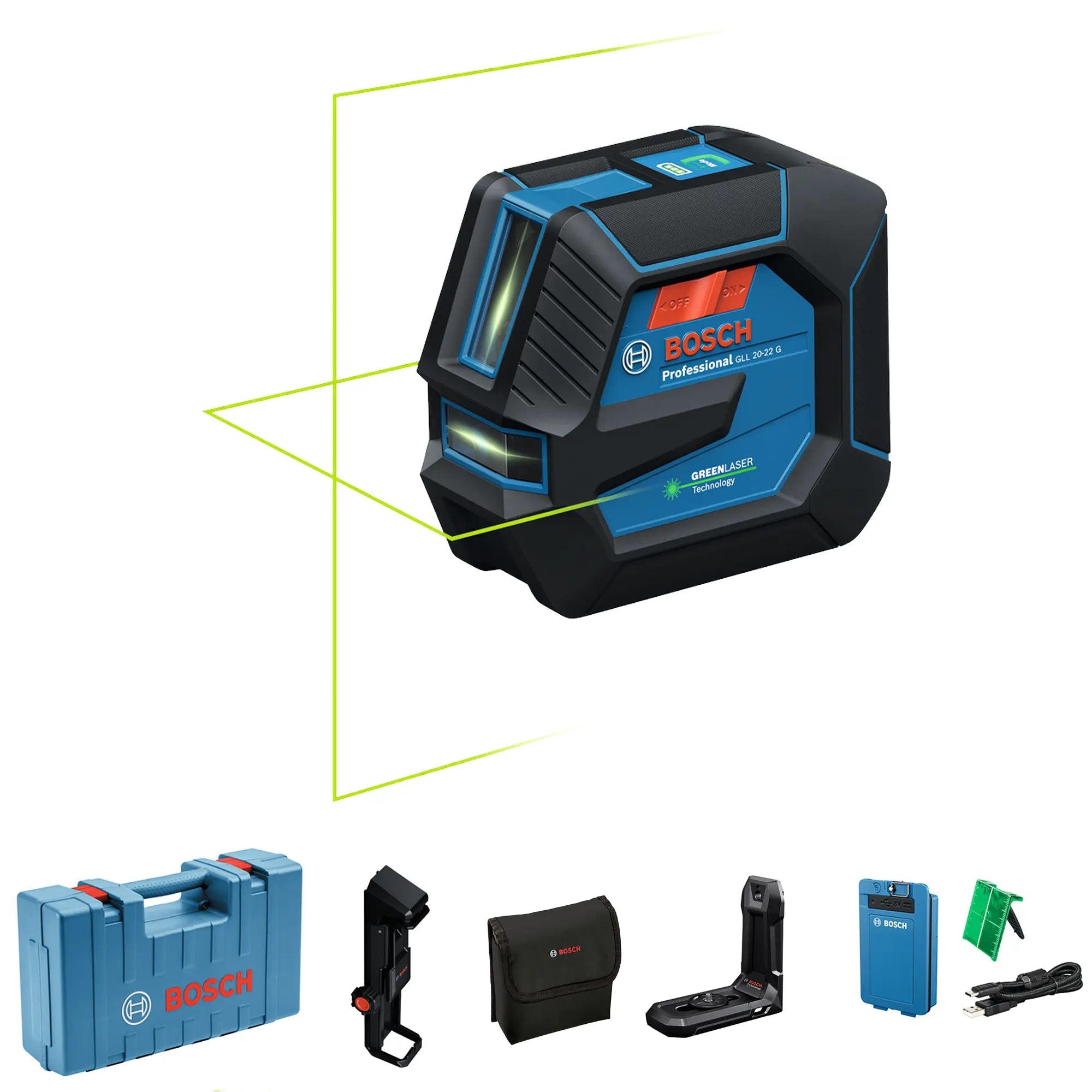 Laser-Wasserwaage Bosch GLL 20-22 G