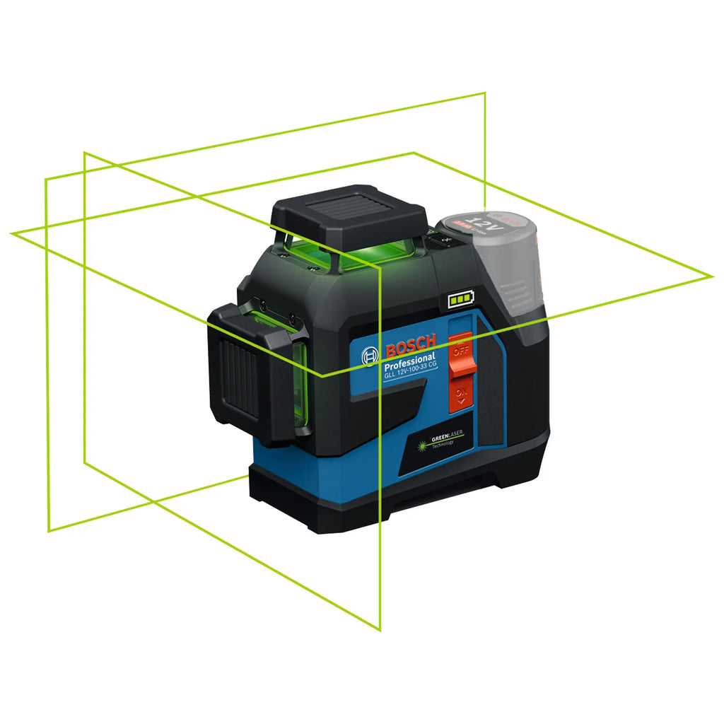 Laser-Nivelliergerät Bosch GLL 12V-100-33 CG 12V