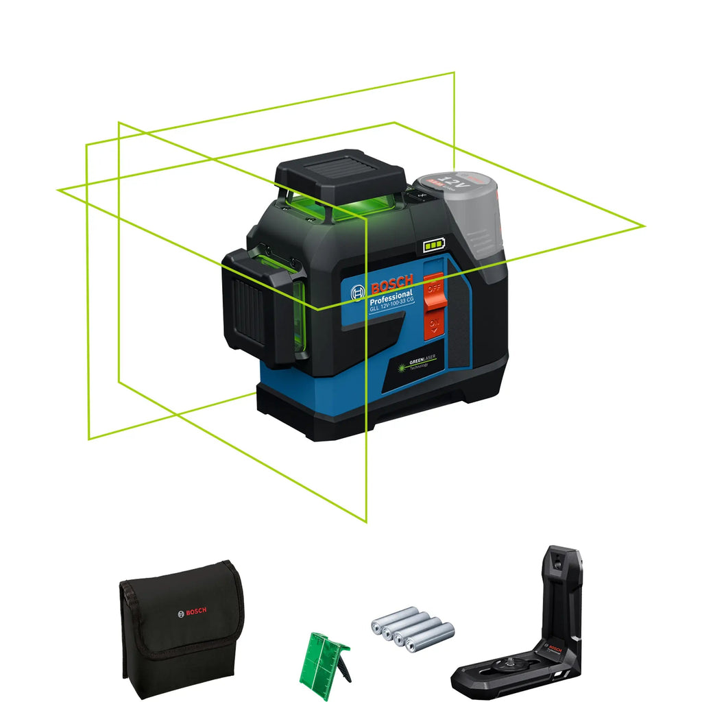 Laser-Nivelliergerät Bosch GLL 12V-100-33 CG 12V