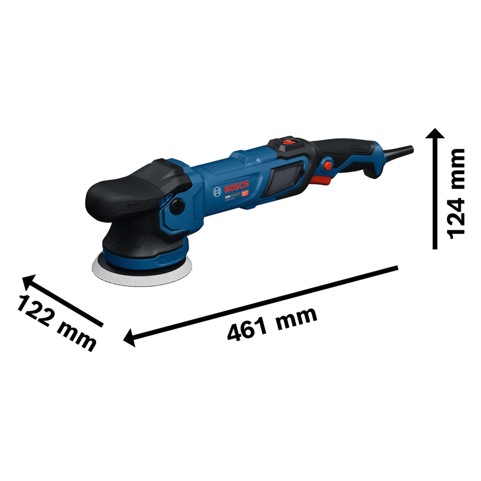 Poliermaschine Bosch Professionelles GPX9-125S PRO 900W