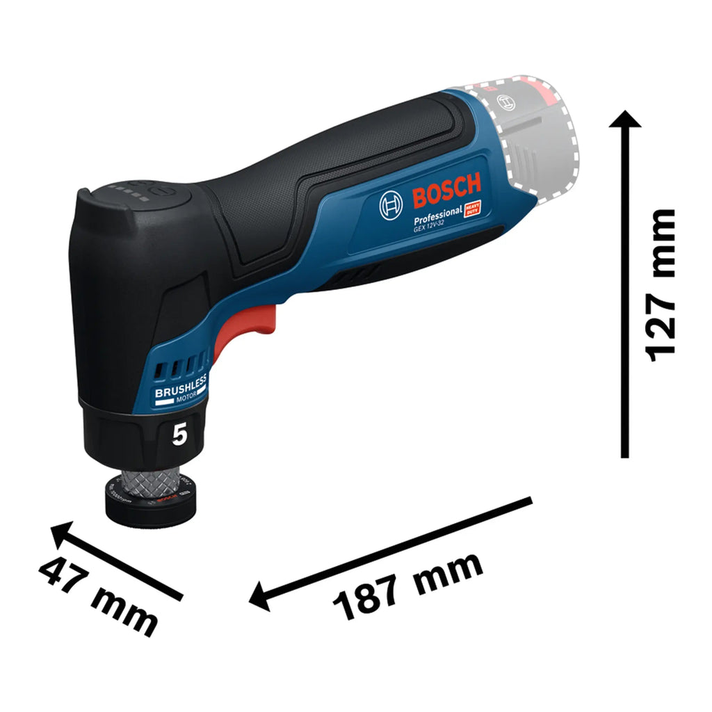 Sander Bosch GEX 12V-32 PRO 12V