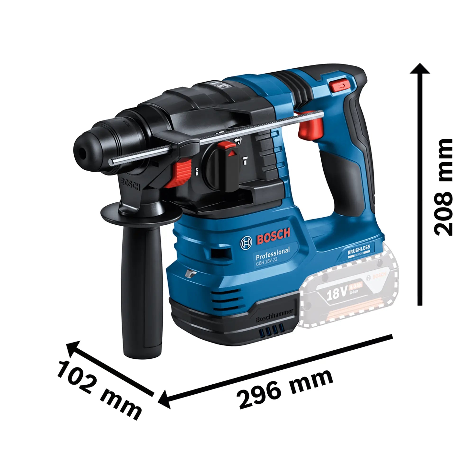 Bohrhammer Bosch GBH 18V-22 PRO 18V