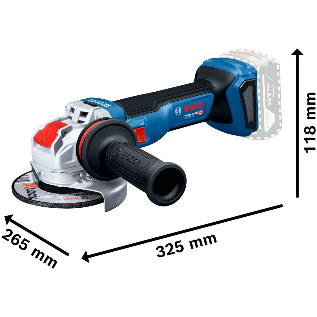 Schleifer Bosch GWX 18V-11 S