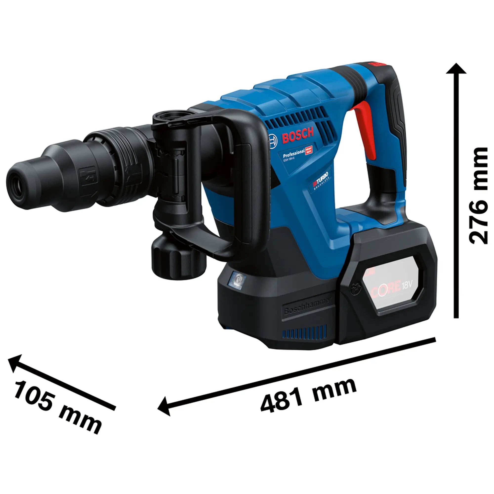 Abrisshammer Bosch GSH 18V-5 PRO 18V