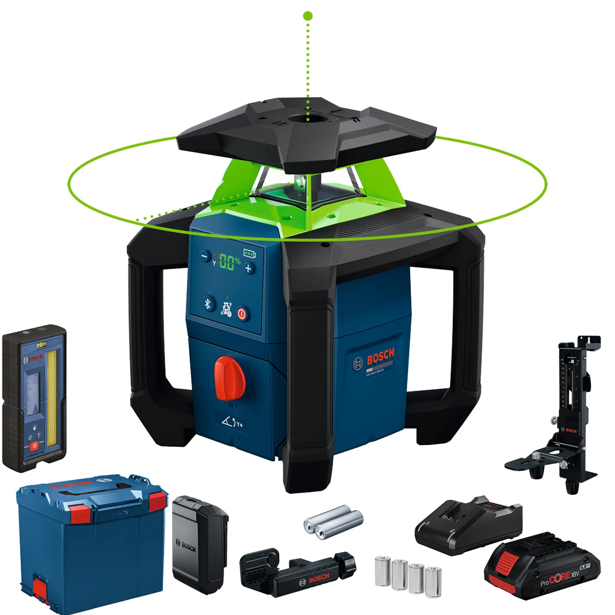 Rotierender Laser-Nivelliergerät Bosch GRL18V-4-34CVG 18V