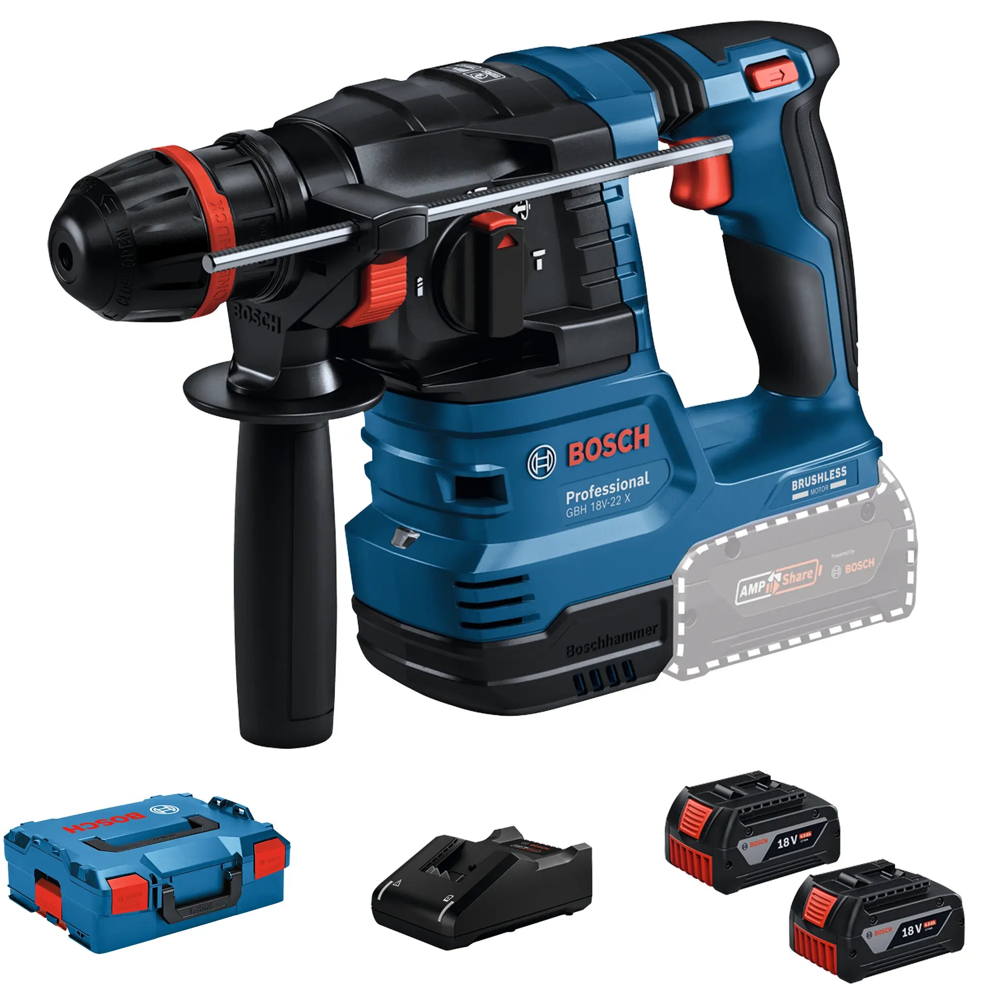 Bohrhammer Bosch GBH 18V-22 X PRO 18V 4Ah