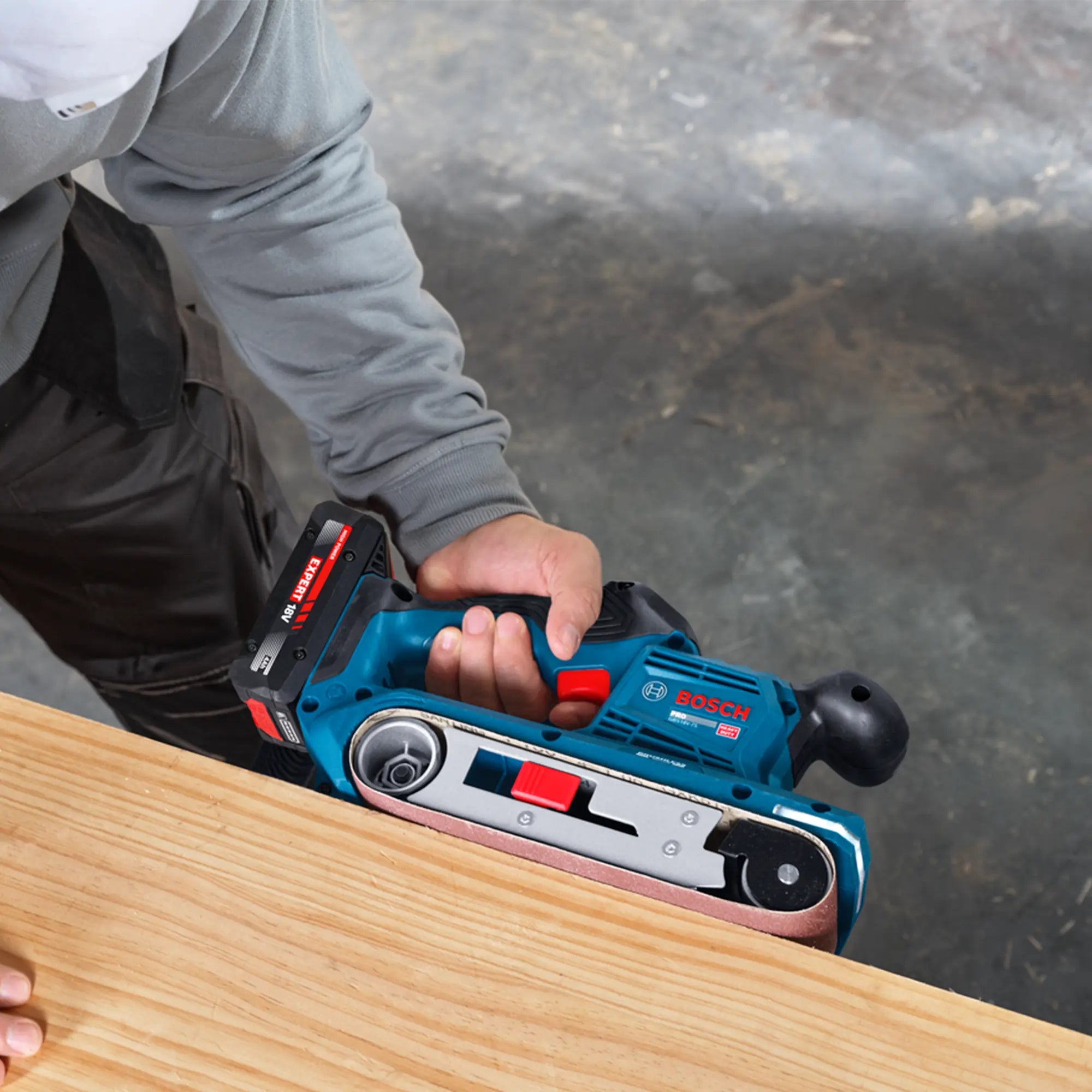 Bandschleifer Bosch PRO GBS 18V-75
