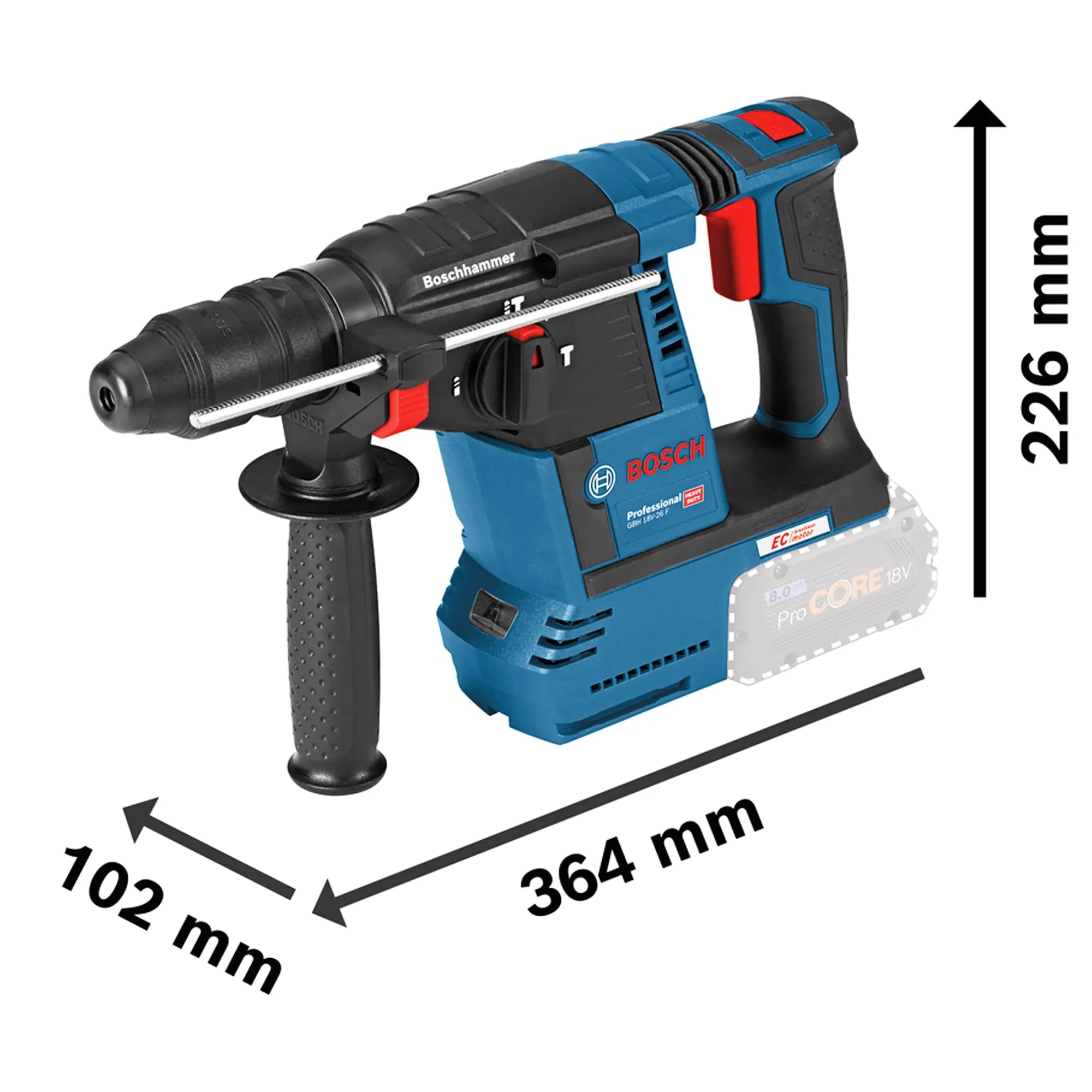 Bohrhammer Bosch GBH 18V-26F PRO 18V