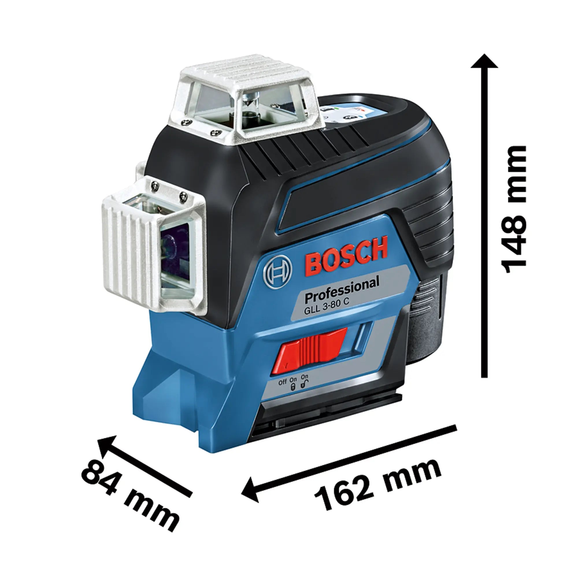 Laser-Nivelliergerät Bosch GLL 3-80 C PRO 12V