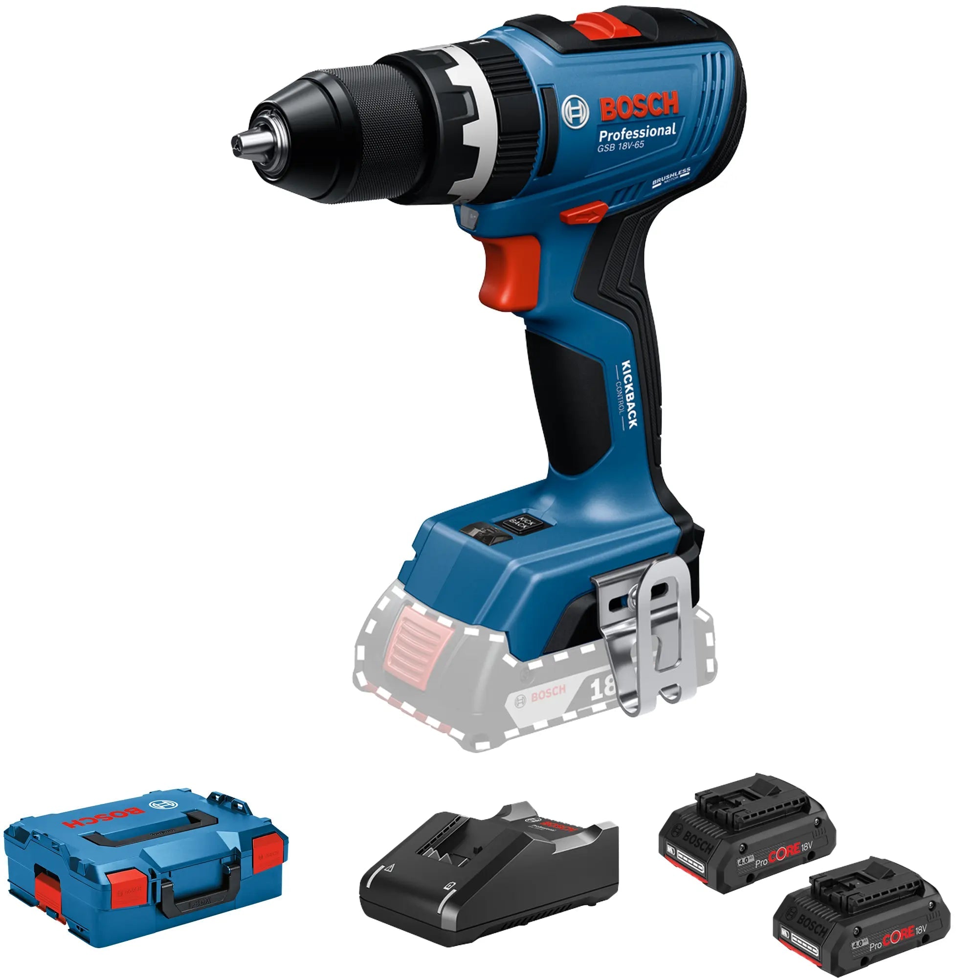 Bohrschrauber Bosch GSB 18V-65 PRO 18V