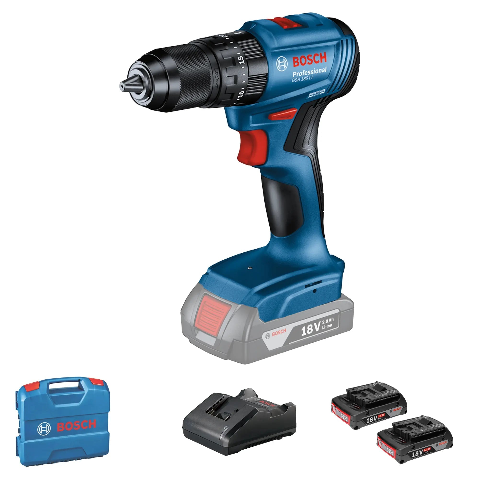 Bohrschrauber Bosch GSB 18V-45 PRO 18V 2Ah