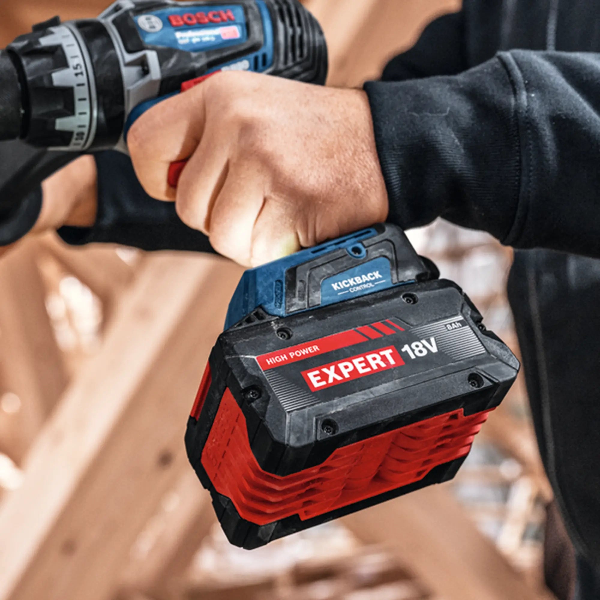 Starterset Bosch Expert EXBA18V-80 18V 8Ah