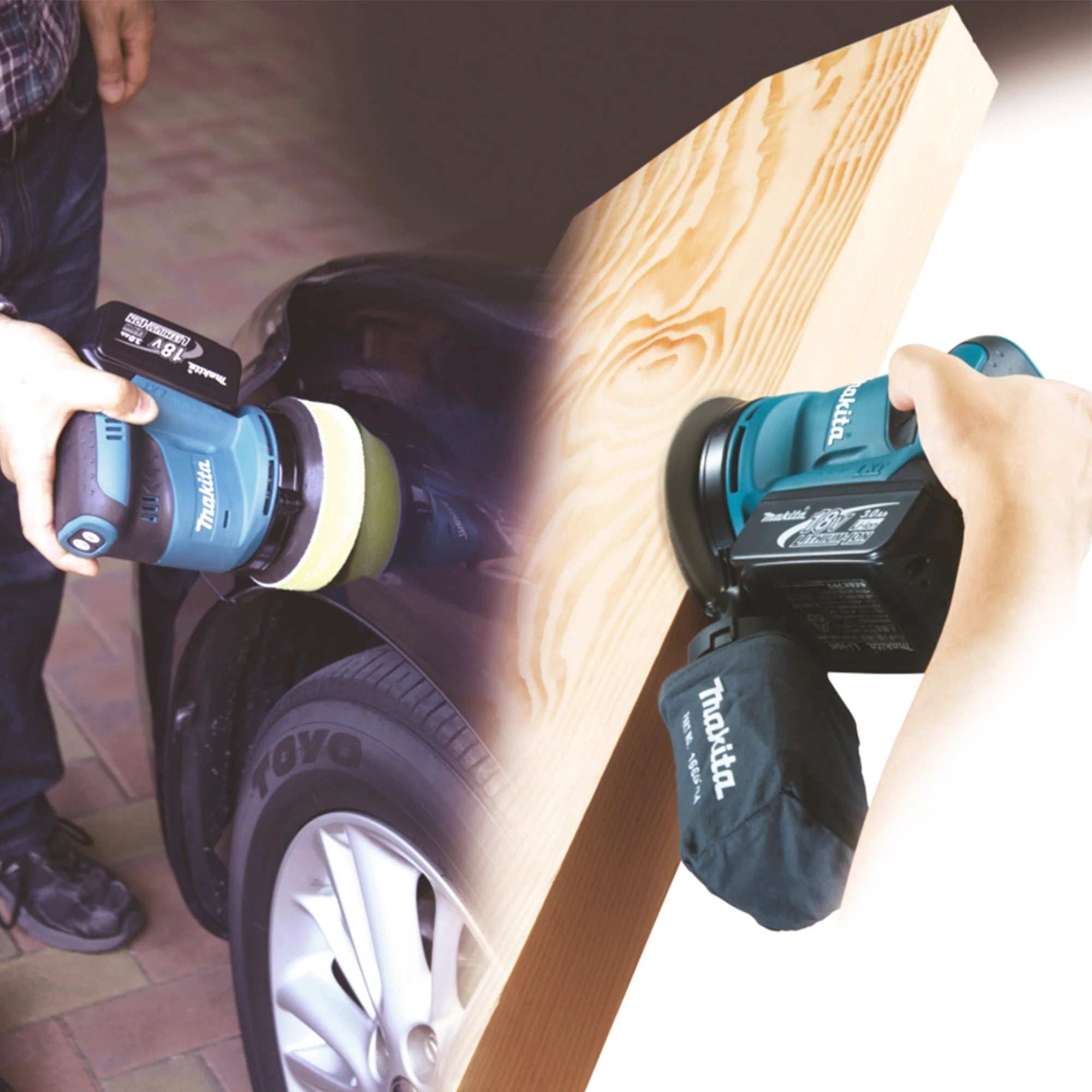 Exzenterschleifer Makita DBO180RTJ 18 V 5 Ah