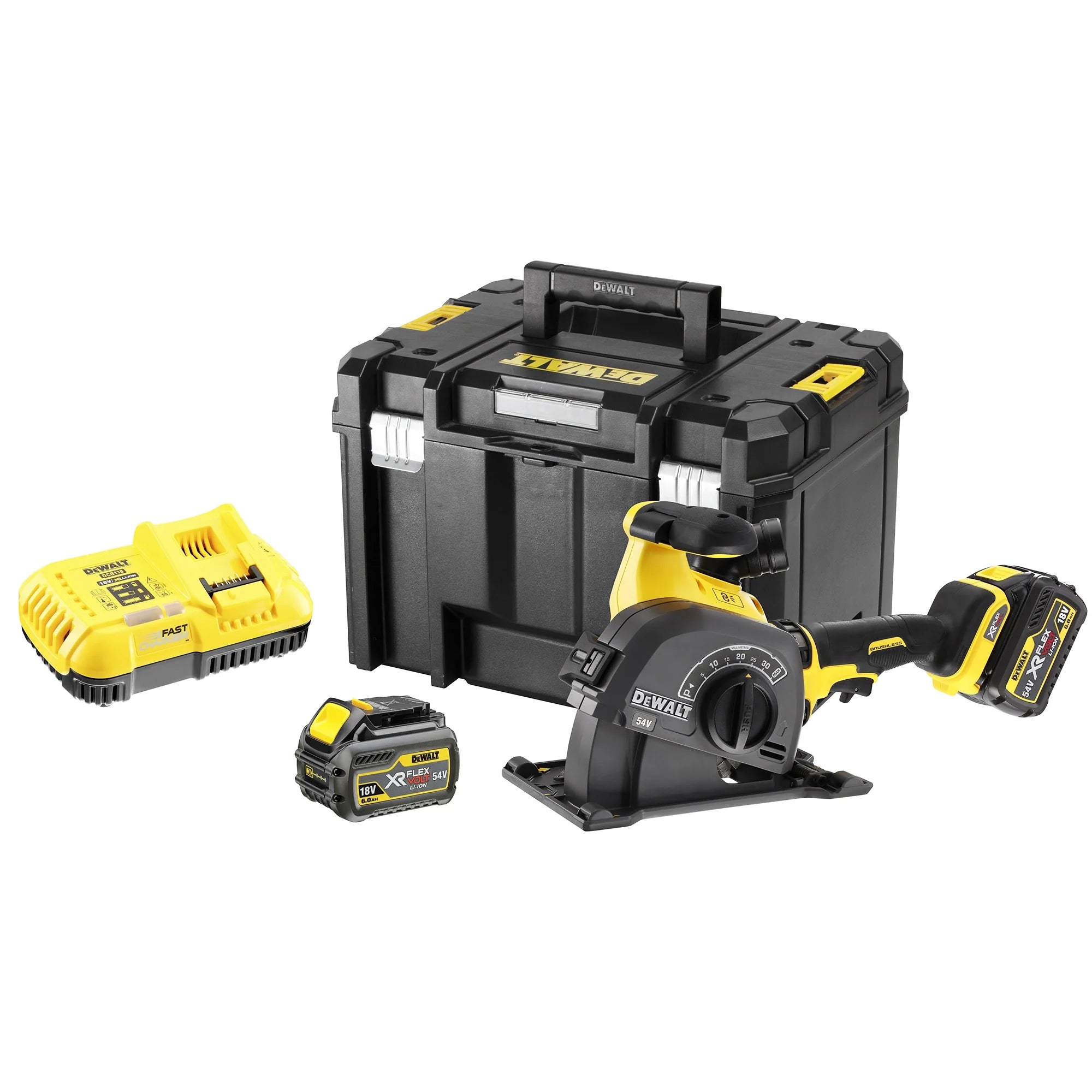 Rillmaschine Dewalt DCG200T2-QW 54V 6Ah