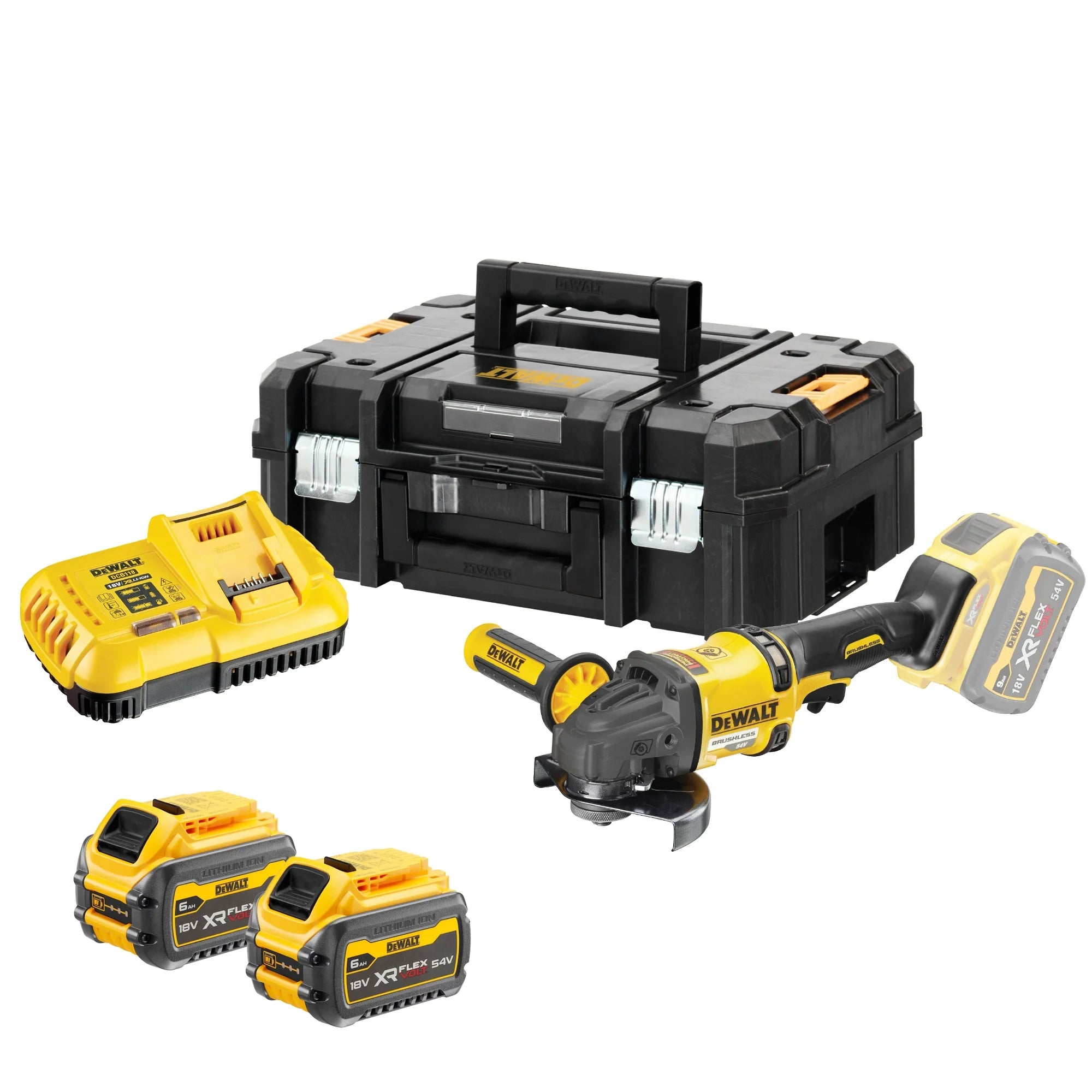 Schleifer Dewalt DCG418T2-QW 54V 6Ah