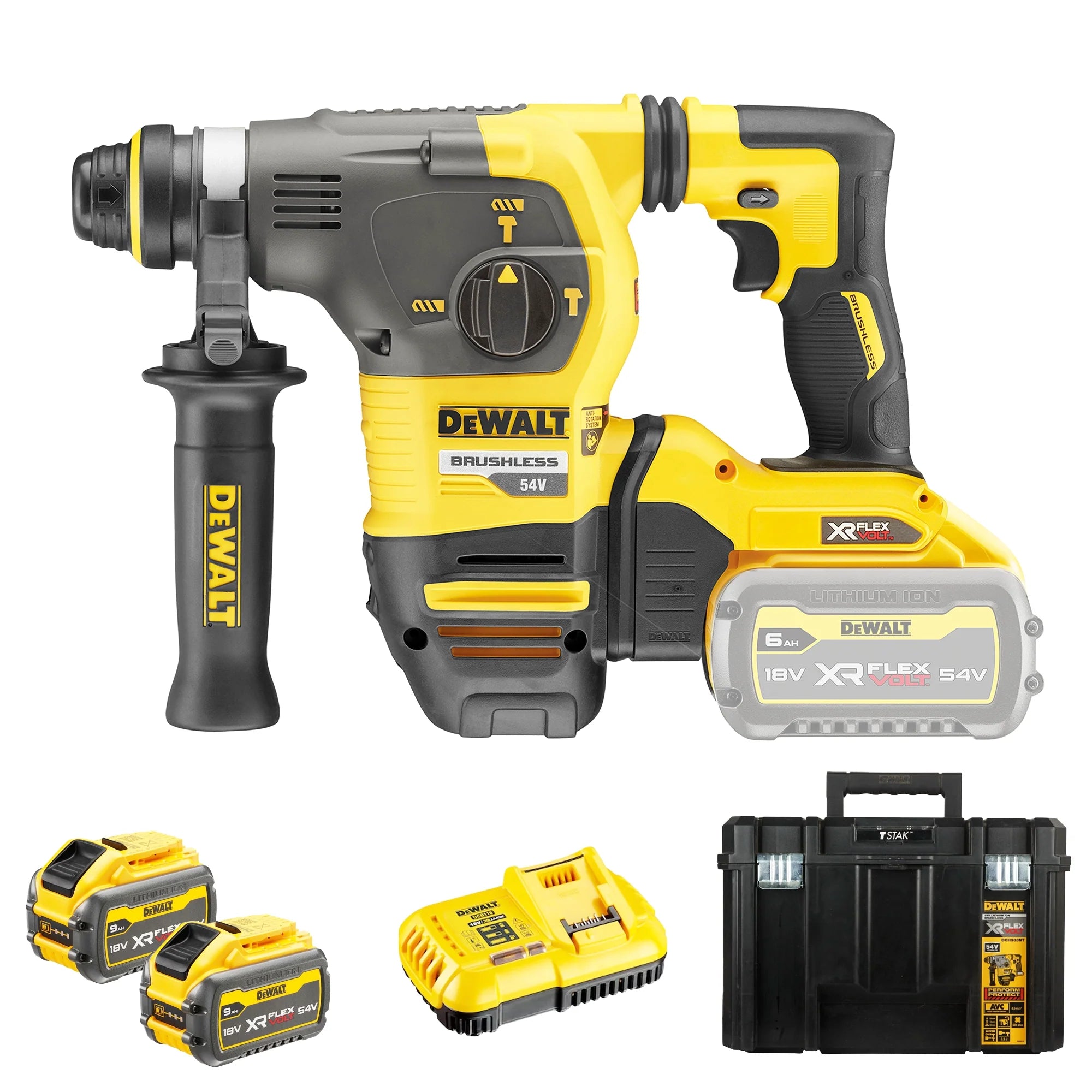 Bohrhammer Dewalt DCH333X2-QW 54V 9Ah