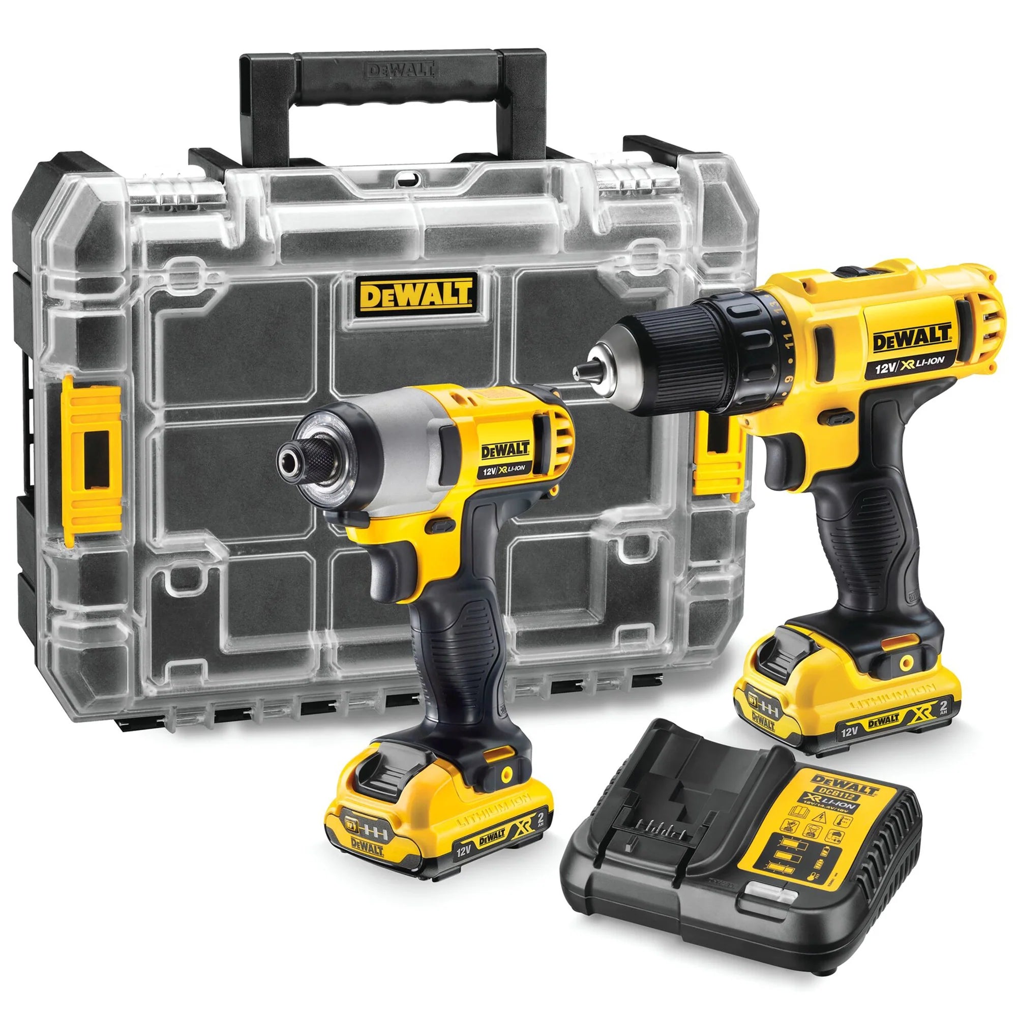 Bausatz Dewalt DCK211D2T-QW 10,8 V 2 Ah