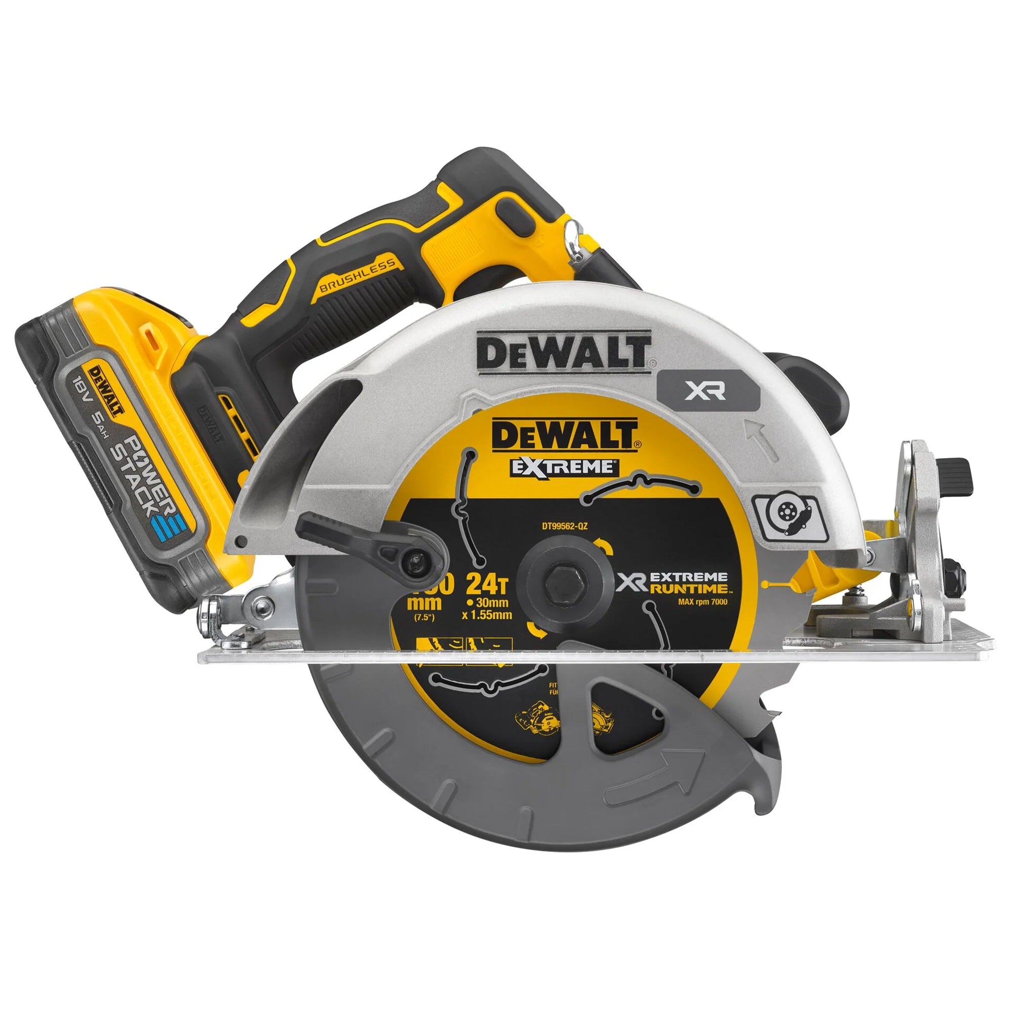 Kreissäge Dewalt DCS573H2T-QW 18V 5Ah