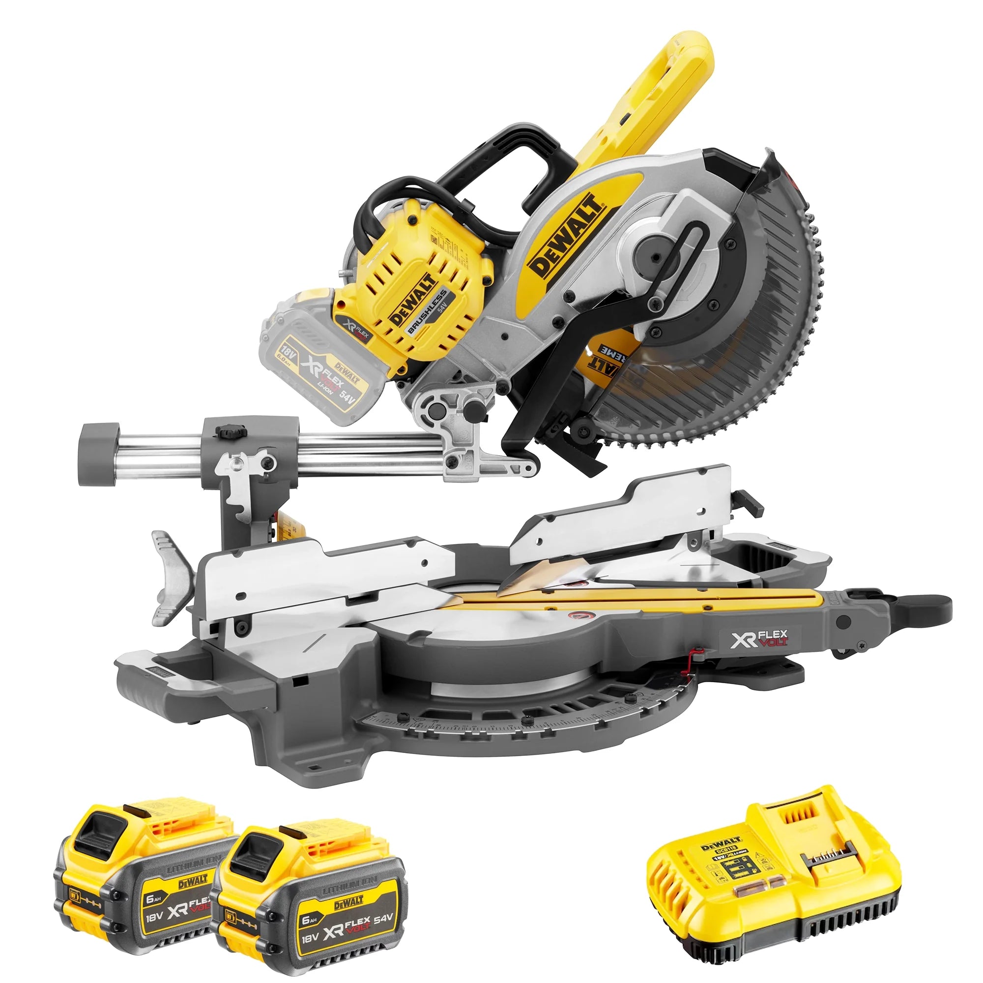 Schneidemaschine Dewalt DCS727T2-QW 54 V 6 Ah
