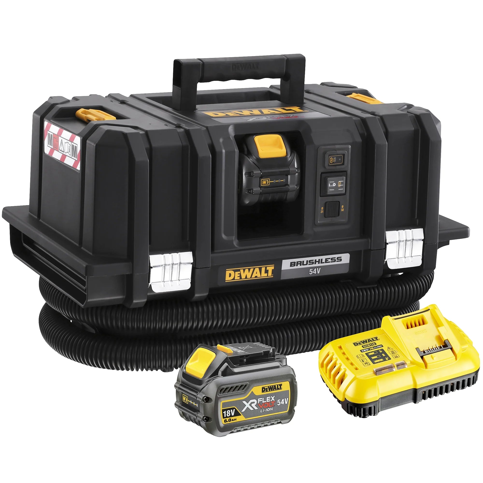 Feststoff-/Flüssigkeitssauger Dewalt DCV586MT2-QW 54V 6Ah