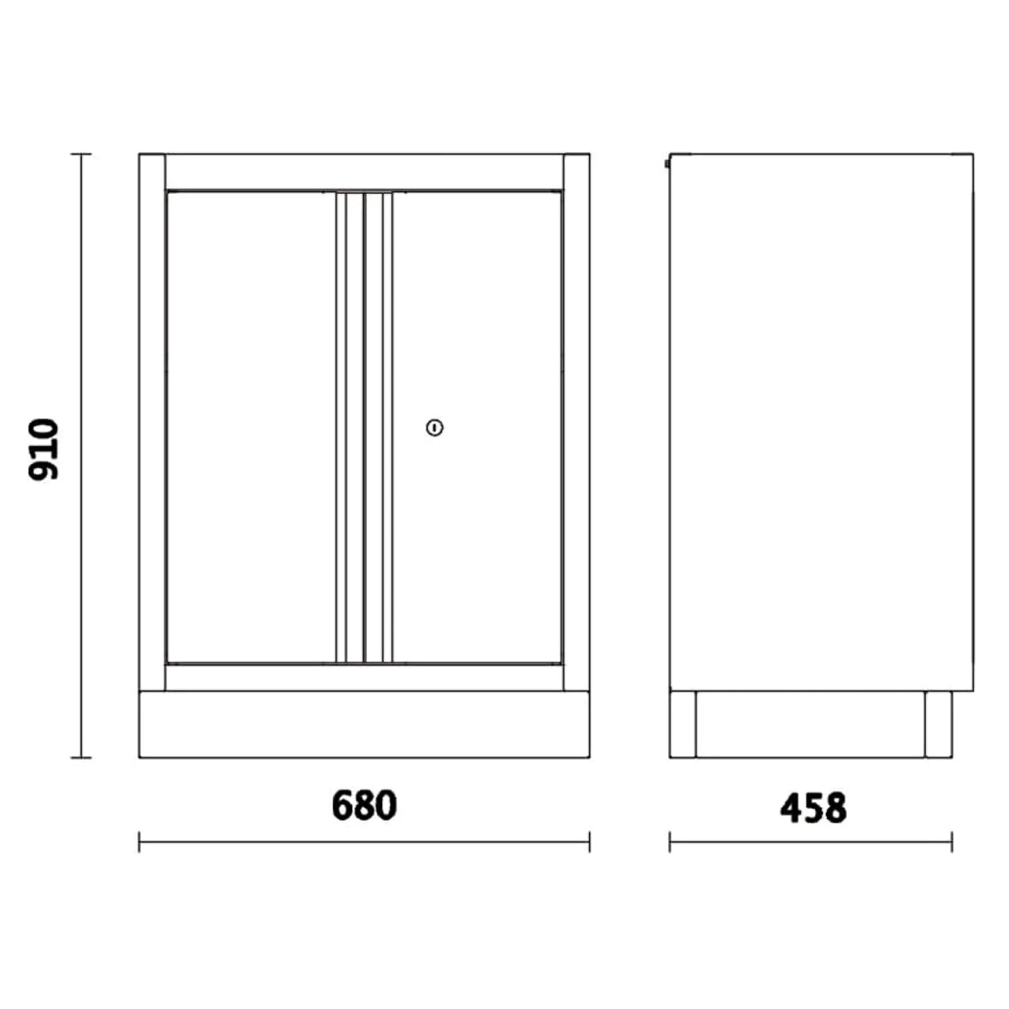 Festes Modul mit 2 Türen Beta C45PRO 2.0 MA