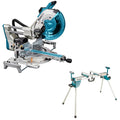 Gehrungssägensatz Makita LS1219L mit DEBWST06-Prüfstand