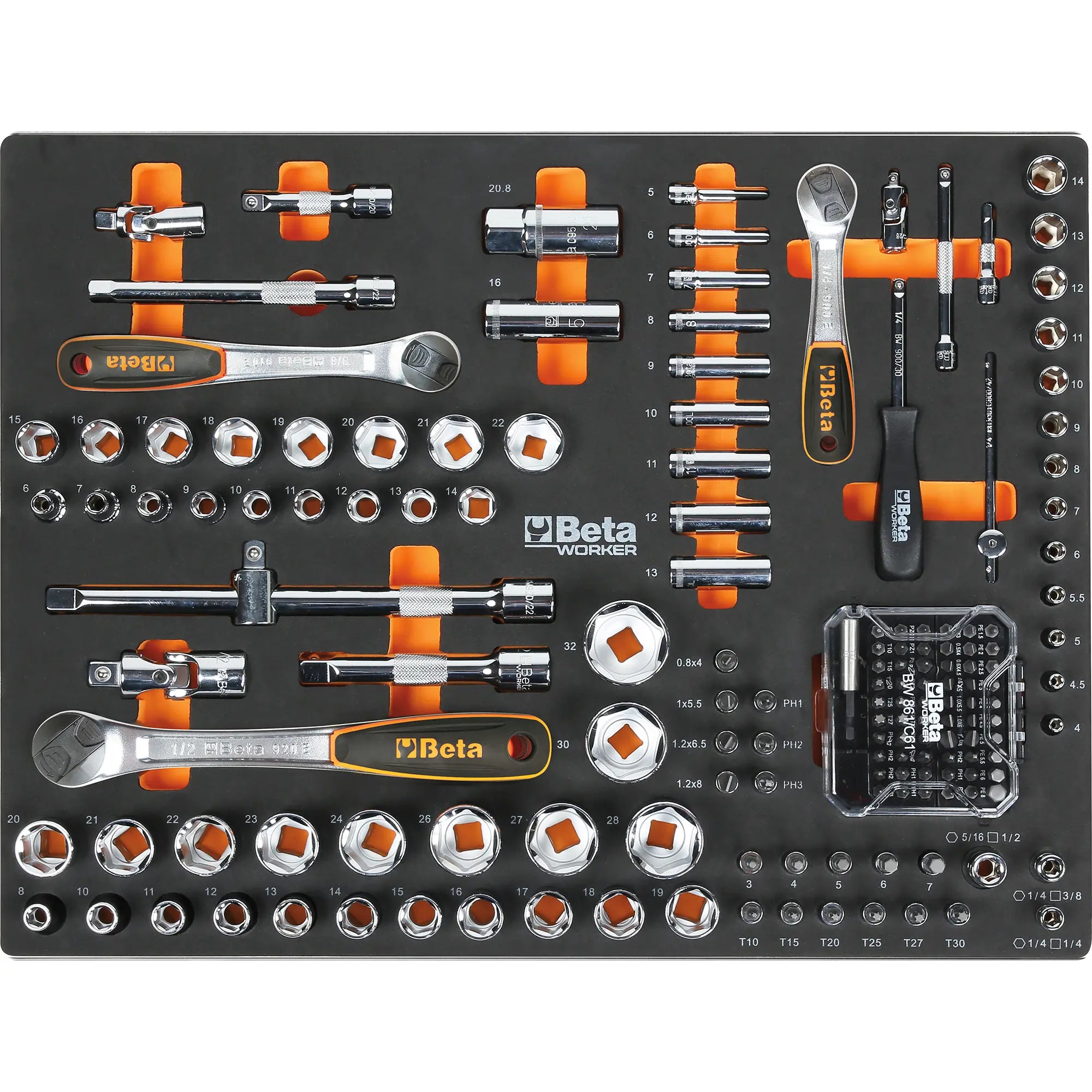 Werkstattmöbel Beta C45PRO 2.0 X mit 268 kostenlosen Tools