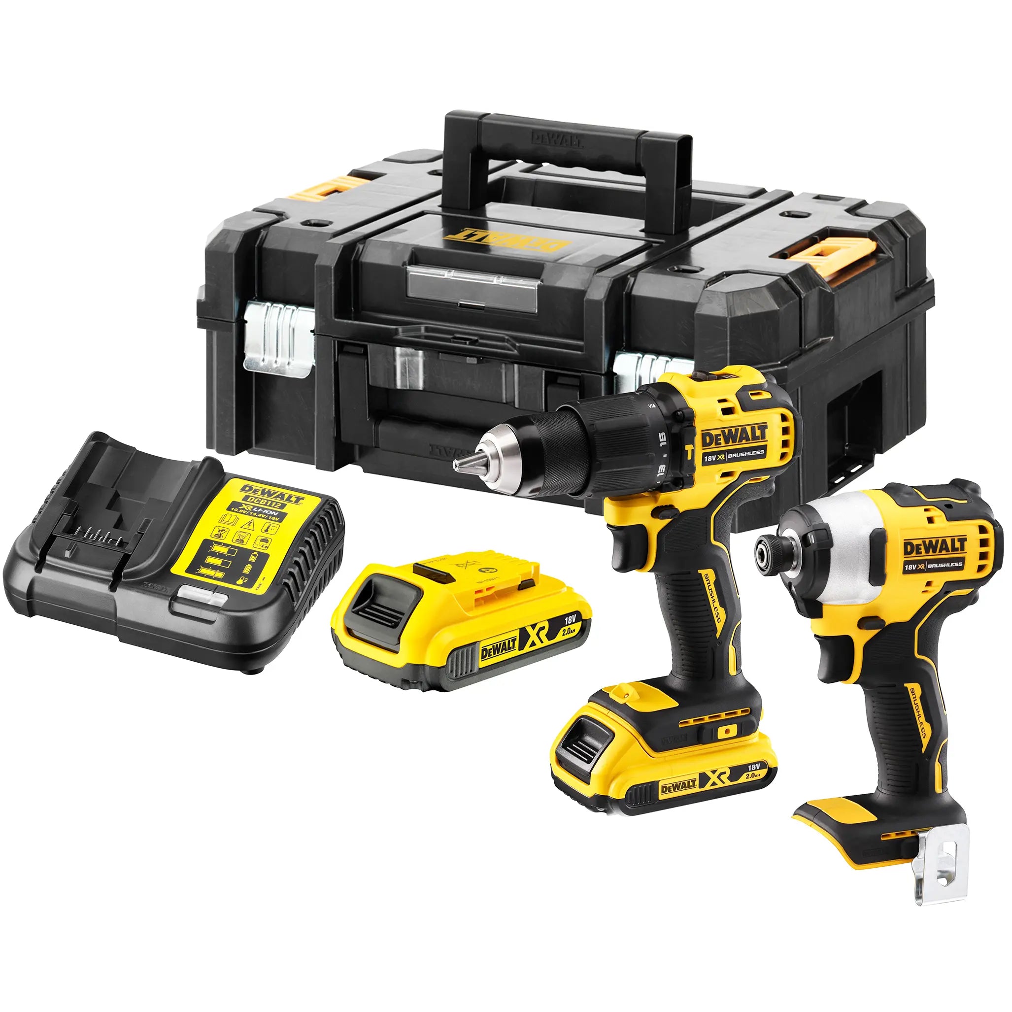 Bausatz Dewalt DCK2062D2T-QW 18V 2Ah