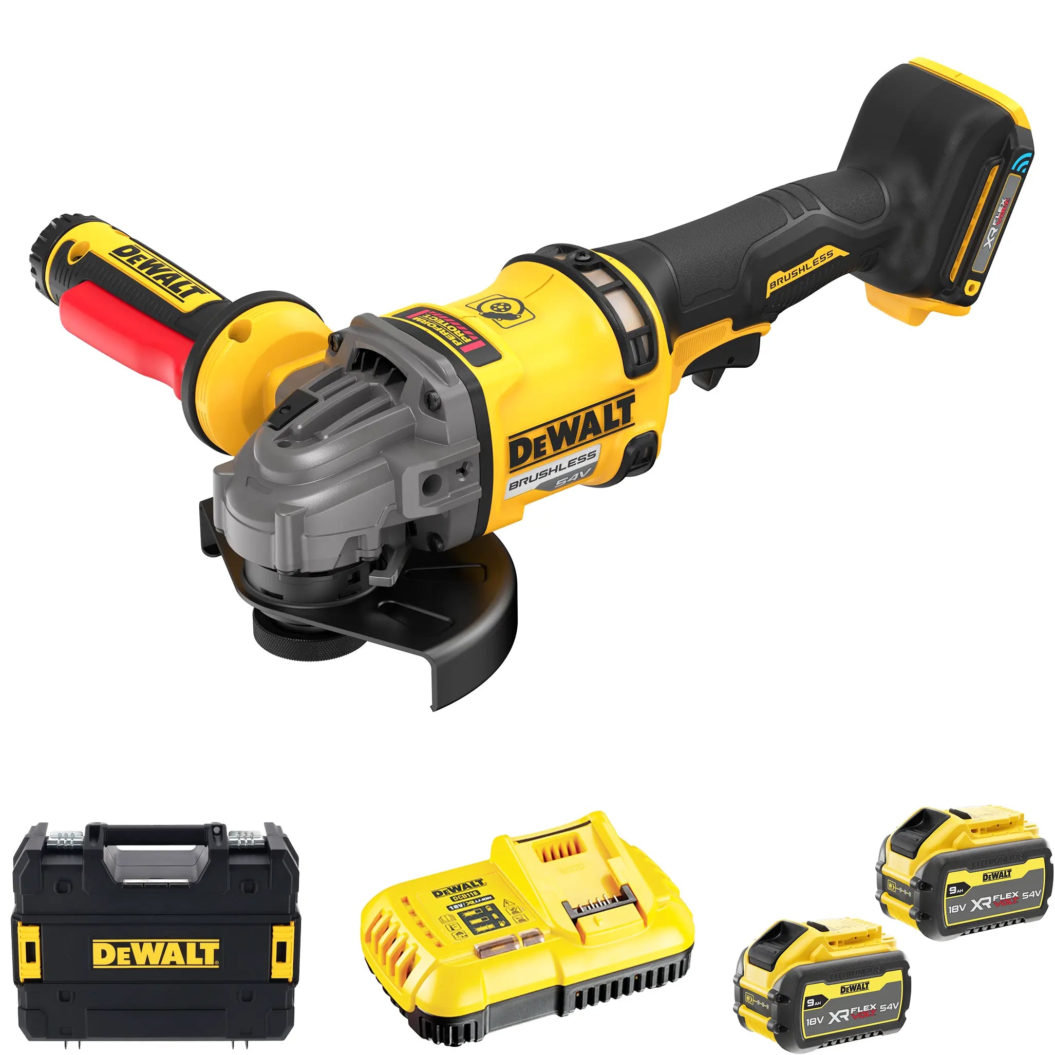 Schleifer Dewalt DCG418SHDX2-QW 54V 9Ah